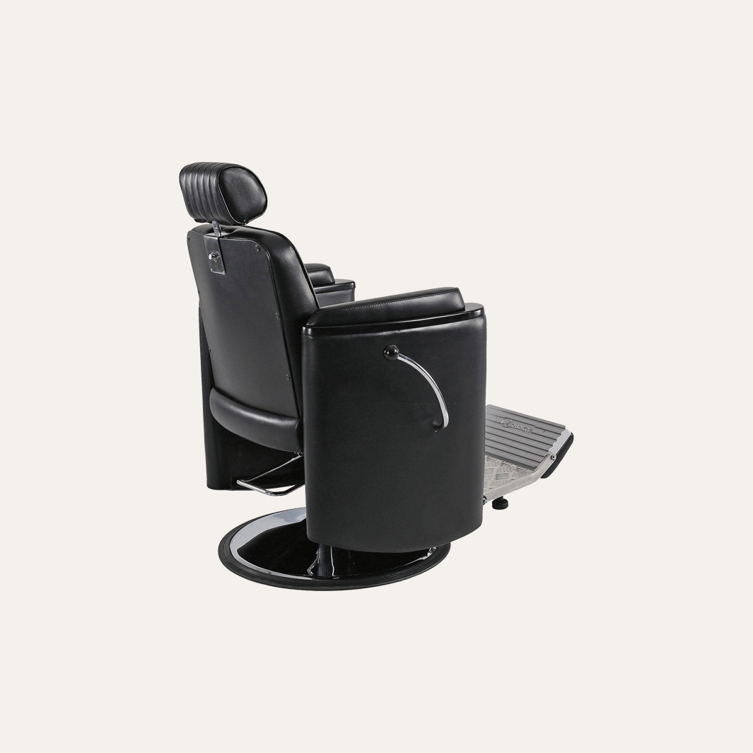 Professional BARBER CHAIR for Salon & Home Use - Heavy Duty Hydraulic Styling Chair with Adjustable Height & Reclining Back - Perfect for Haircuts, Shaves & Styling