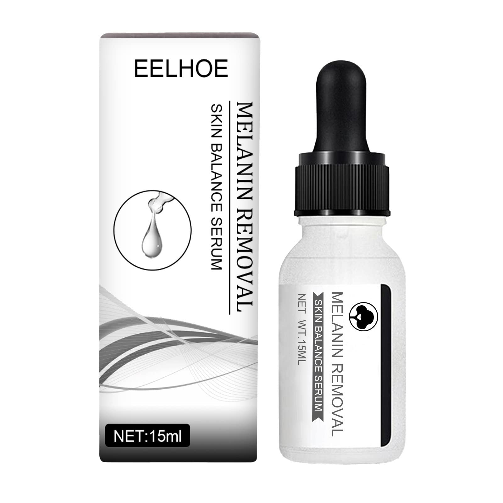 Pure Collagen Skin Brightening Serum - Melanin Removal, Pigment Correction & Anti-Aging Essence for Face (15ml) with Free Face Roller | Dark Spot Treatment for Hyperpigmentation & Melasma | Daily Skincare Routine for Glowing Complexion