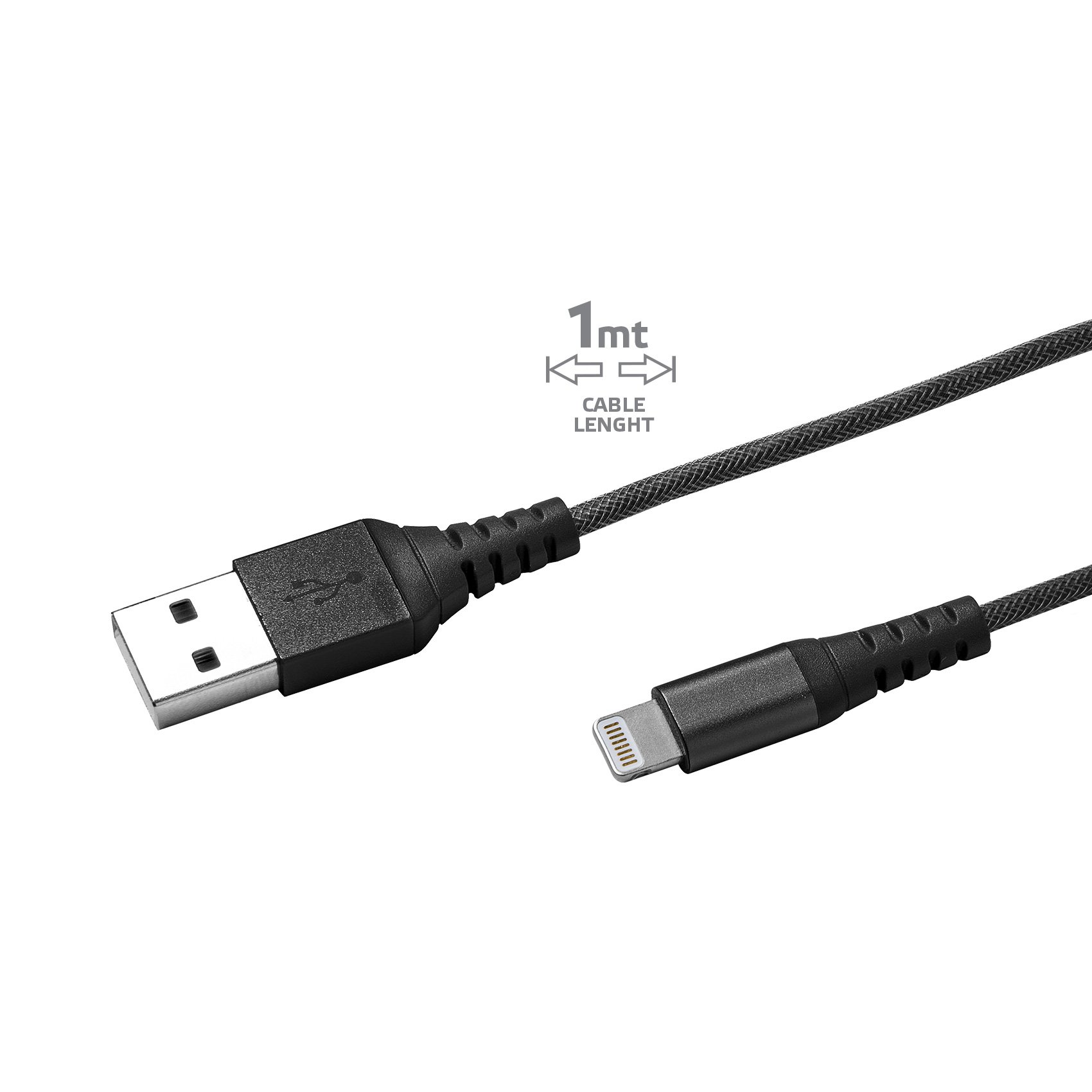 Premium Nylon Braided USB to Lightning Cable - Durable & Fast Charging for iPhone, iPad - Perfect for Home, Office & Travel