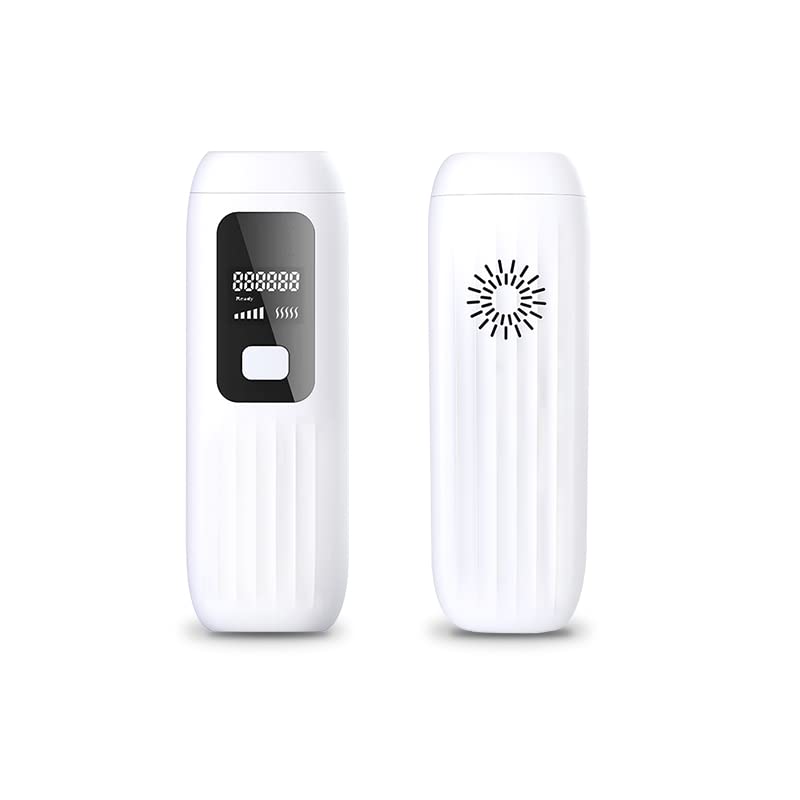 IPL Laser Hair Removal System for Women & Men - 5 Adjustable Levels, Manual & Auto Modes, Painless Permanent Hair Remover for Face, Body, Bikini & Pubic Area - At-Home Hair Removal Device for Smooth Skin