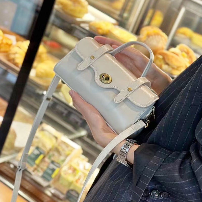 Compact Flap Handle Crossbody Bag for Women - Stylish & Lightweight Everyday Purse for Work, Travel & Shopping