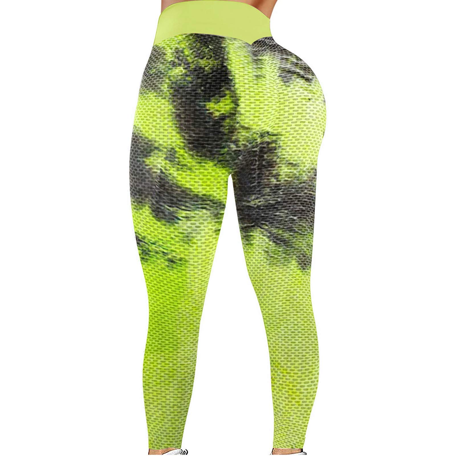 QCool Bubble Leggings for Women - Butt Lifting Anti-Cellulite Yoga Pants, High Waisted Workout Running Tights - Perfect for Gym, Yoga, Running & Everyday Wear