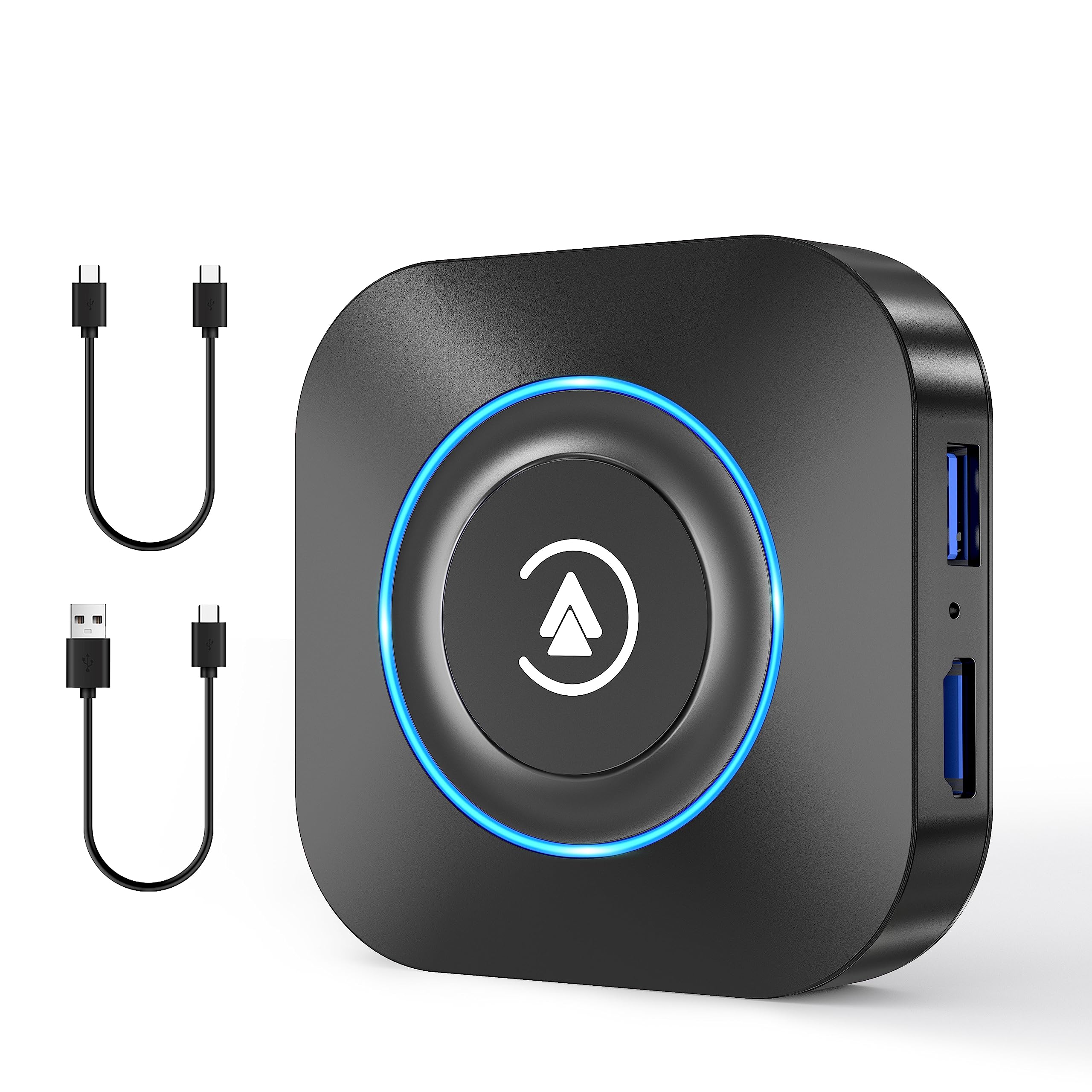 Wireless CarPlay Adapter 2025 - Magic Box 2.0 AI Box for Factory Wired Cars (2015+) | Supports Netflix, YouTube, TikTok, Disney+, Hulu | Seamless Apple CarPlay & Android Auto | Perfect for Road Trips, Commuting & In-Car Entertainment