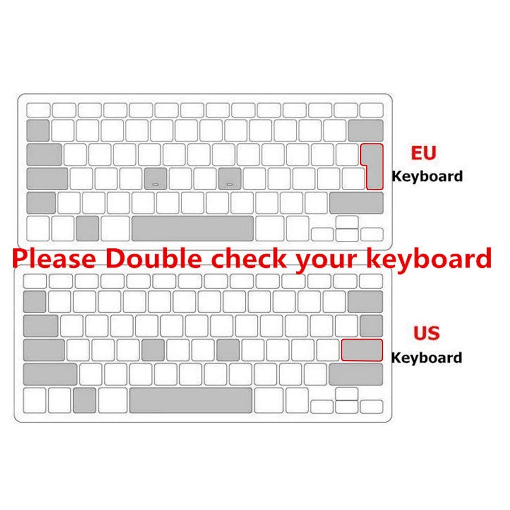 HRH Korean Silicone Keyboard Cover Skin for MacBook Air 13