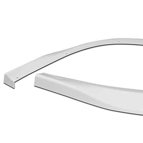 3PCS Front Bumper Lip Kit for 2006-2007 Subaru WRX STI | S204-Style Splitter Trim Protection Spoiler | Air Dam Chin Diffuser (Painted White) | Enhance Aerodynamics & Style for Street Racing & Car Shows