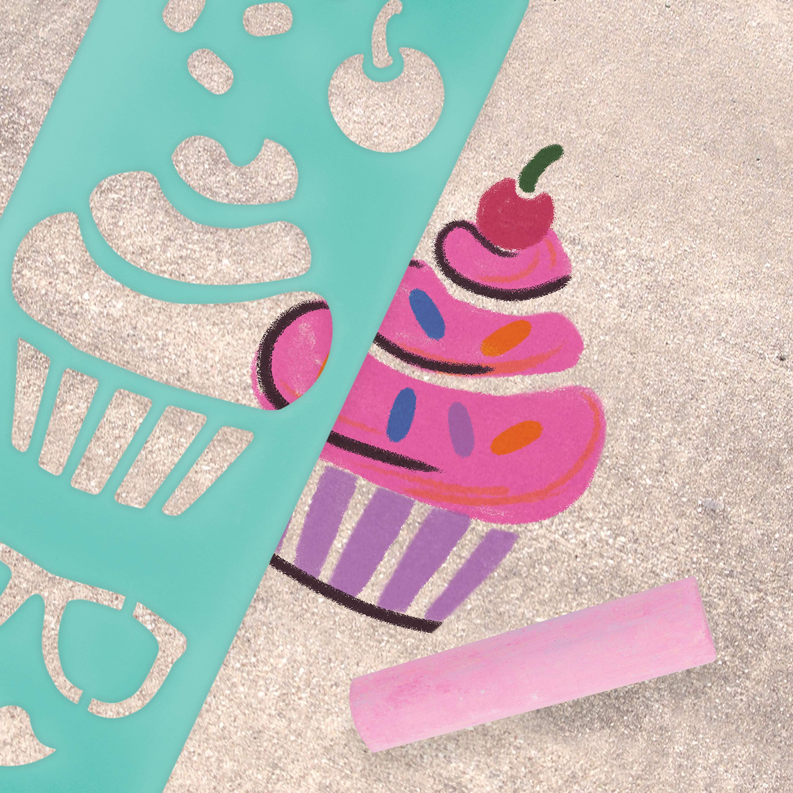 Fashion Angels Garbage Can of Chalk Fun Crafting Kit - Multicolor Chalk Art Set for Kids, DIY Creative Drawing & Craft Projects - Perfect for Birthday Parties, Classroom Activities & Outdoor Fun