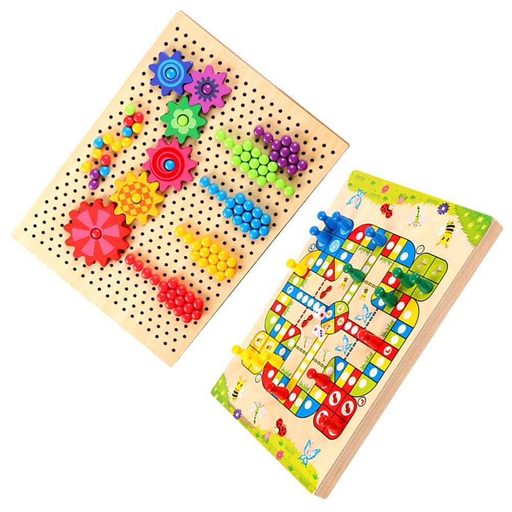 Toddmomy Wooden Peg Puzzle Set for Kids - Early Learning Educational Toys for Toddlers & Preschoolers | Perfect for Home, Classroom & Travel Playtime