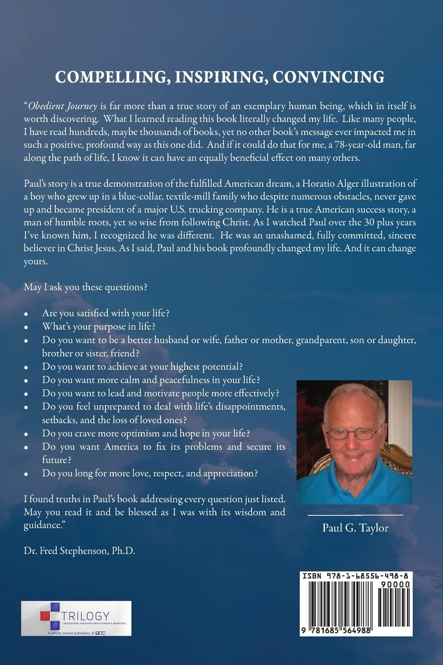 Obedient Journey: Guided by the Difference-Maker - Inspirational Christian Devotional Book for Daily Faith & Spiritual Growth - Perfect for Bible Study, Small Groups & Personal Reflection