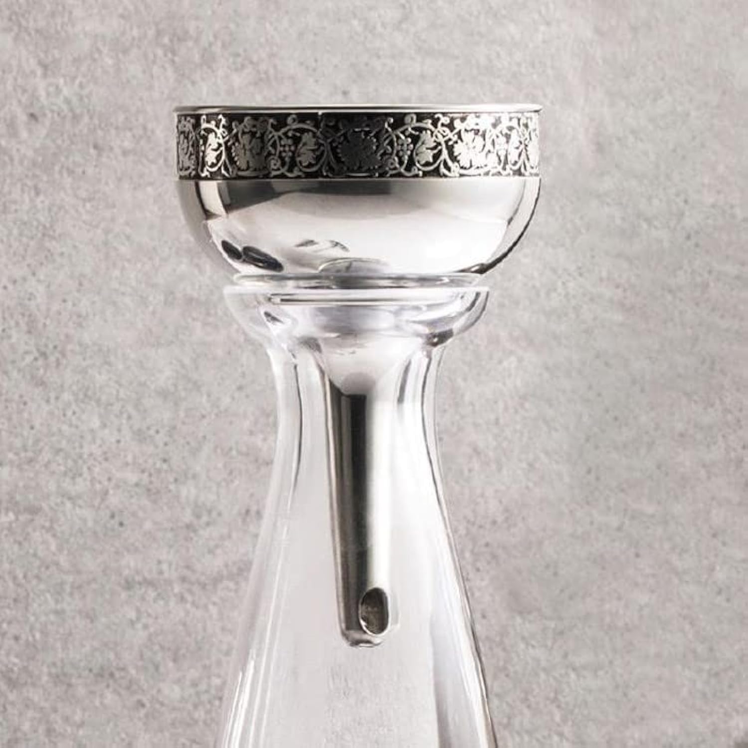 Royal Selangor Handcrafted Pewter Wine Funnel - William Morris Collection - Elegant Wine Decanter Accessory for Home Entertaining & Gift Giving