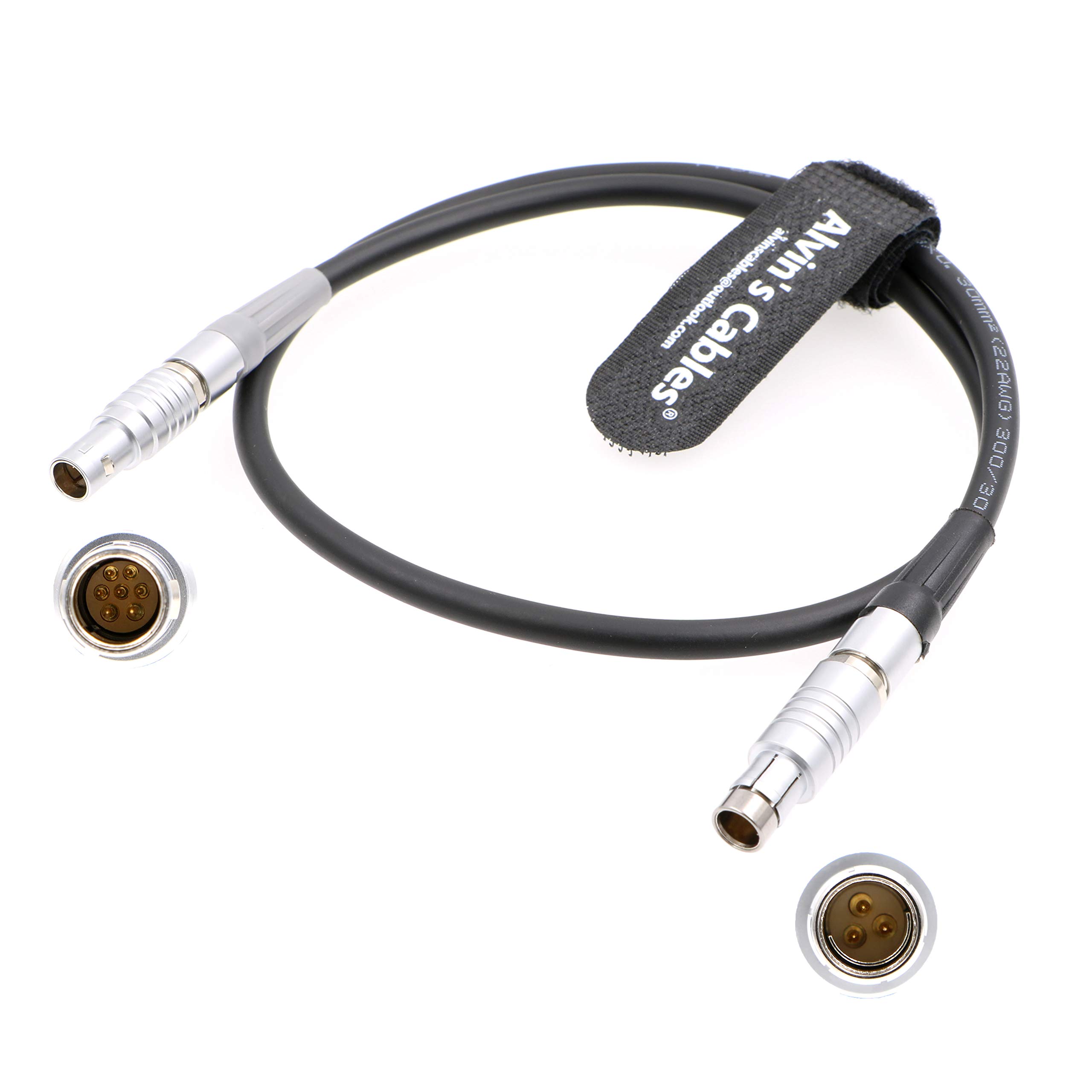 Alvin's 3 Pin Male to 7 Pin Male Stop Cable - Compatible with ARRI cforce Motor, cmotion cPRO Motor, camin CAM, Alexa, Amira (K2.0015754) - Perfect for Film Production & Camera Motor Control