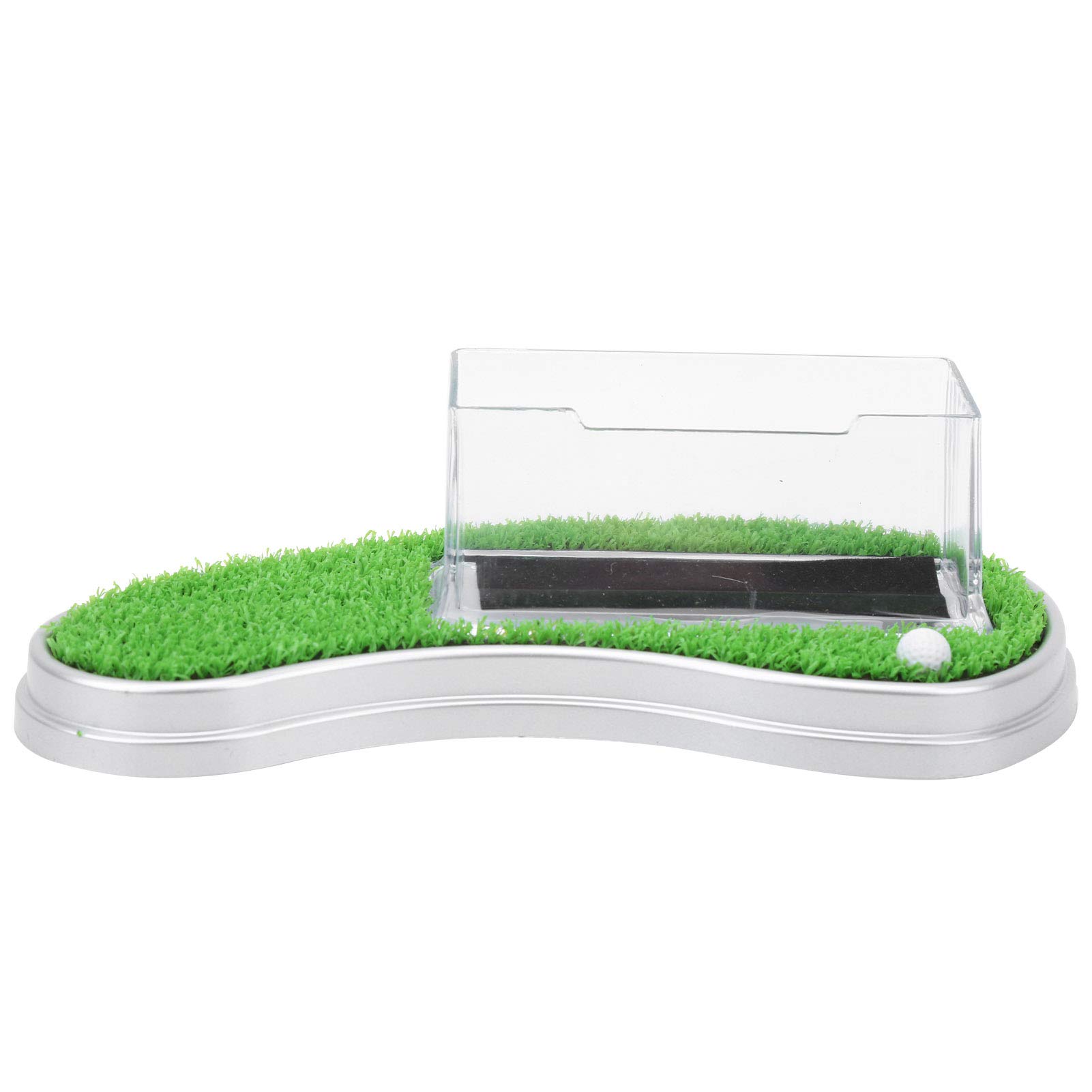 Premium Mini Desktop Golf Bag Pen Holder with Golf Pens & Business Card Box - Golf Themed Office Desk Decor, Unique Gift for Men - Perfect for Golf Enthusiasts, Office Workers & Corporate Gifts