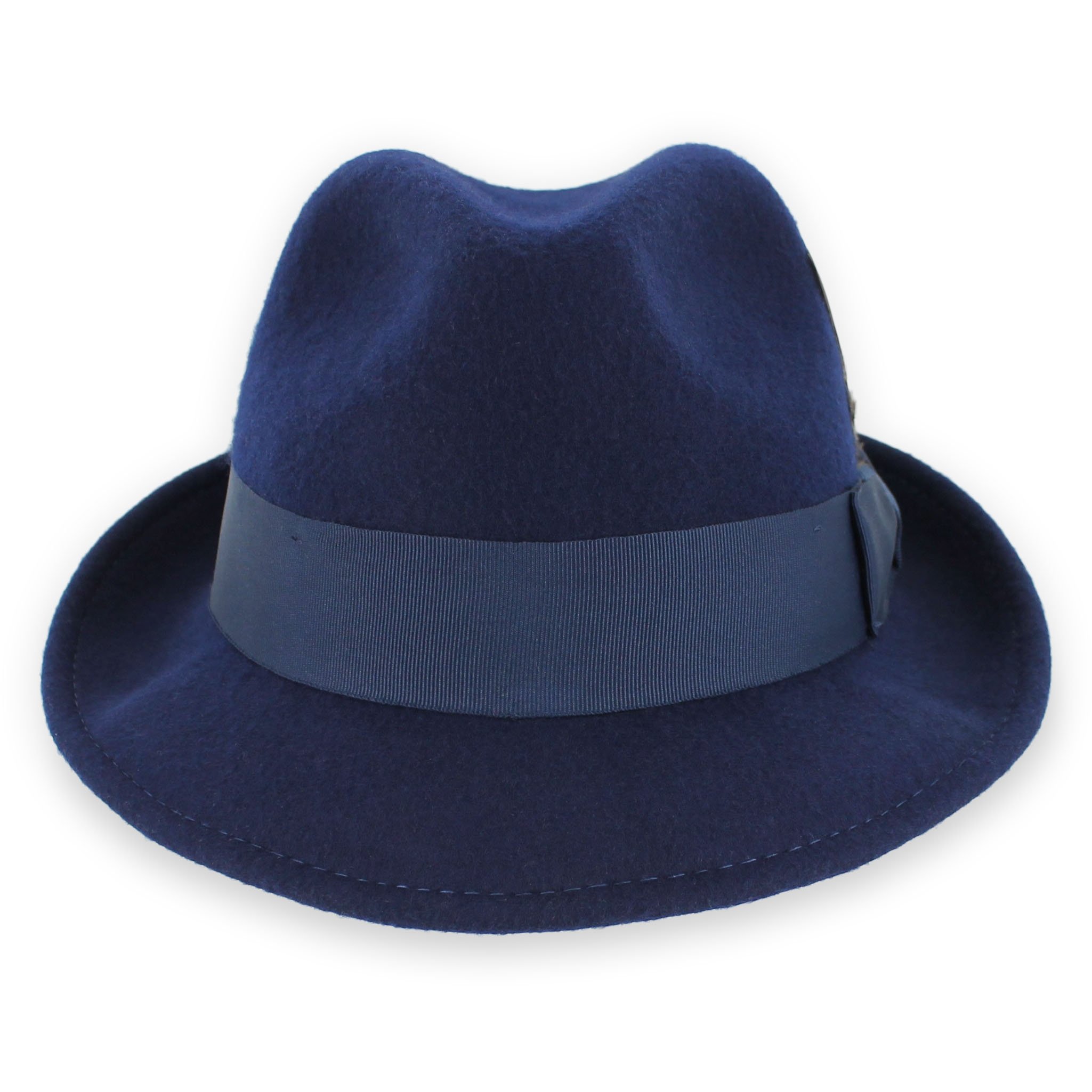 Stylish Men's Fedora Hat - Classic Wool Felt Dress Hat for Formal & Casual Wear - Perfect for Weddings, Parties, and Everyday Fashion