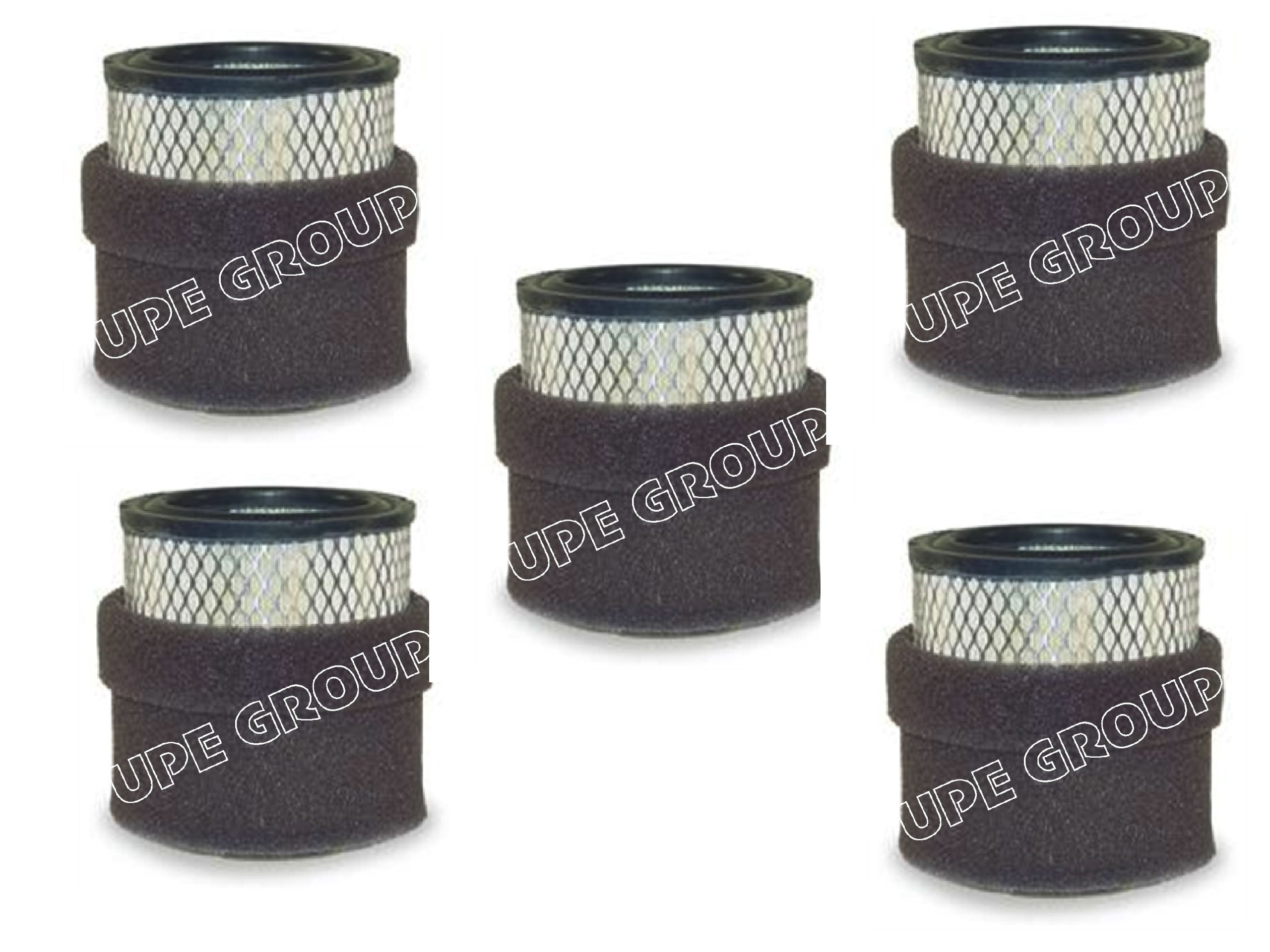 5 Pack Air Compressor Filter Replacement Paper Element - Compatible with CAMPBELL HAUSFELD STO730-07 & CURTIS VA1121 - Perfect for Workshop, Garage and Industrial Air Tools Maintenance