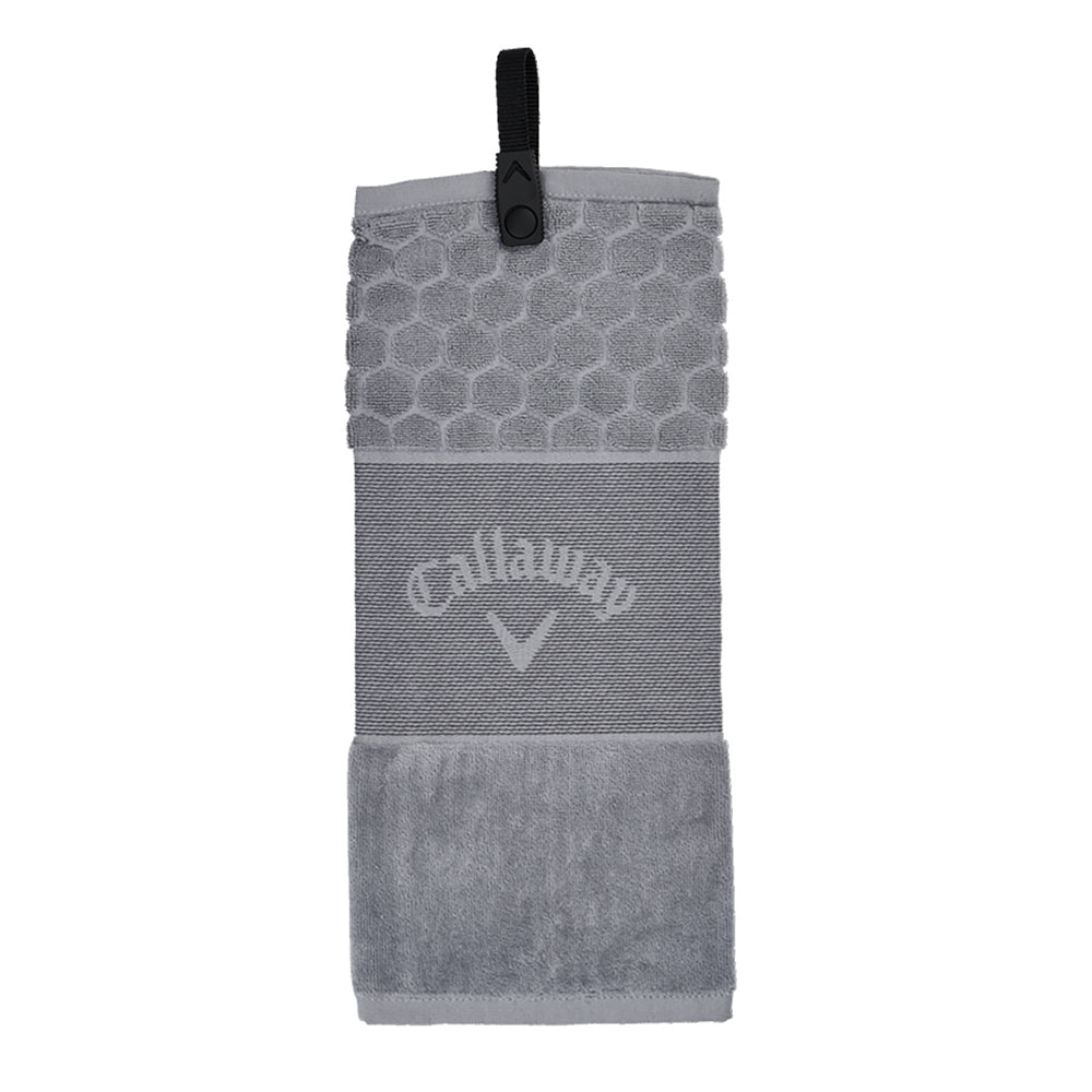 Callaway Tri-Fold Golf Towel - Premium Microfiber Golf Towel for Golfers - Perfect for Golf Course, Driving Range & Outdoor Sports