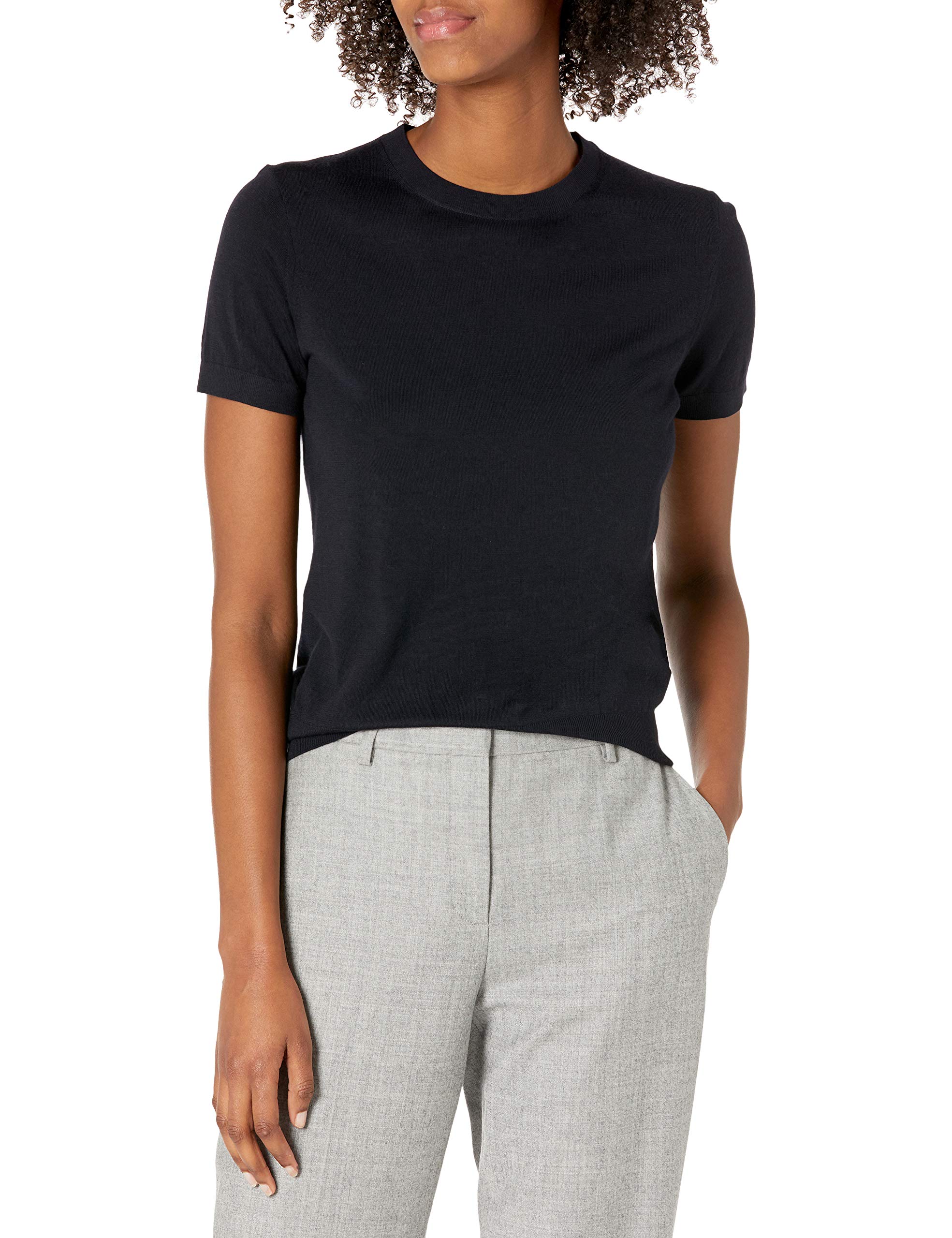 Theory Women's Basic Crewneck T-Shirt - Soft Cotton Casual Tee for Everyday Wear | Perfect for Work, Weekend & Layering