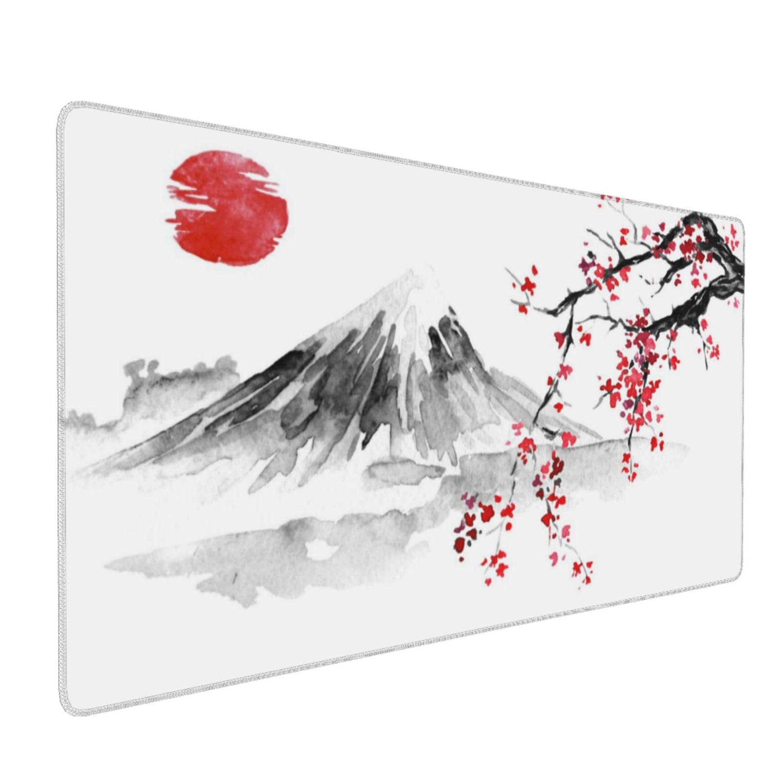 Cherry Blossom Gaming Mouse Pad - Large Non-Slip Desk Mat for Work & Gaming