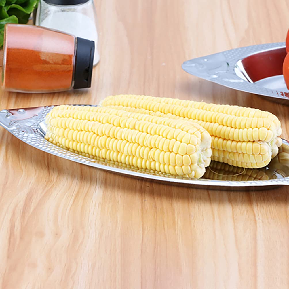 Stainless Steel Fish Plate - Kitchen & Party Serving Tray for Steamed Fish