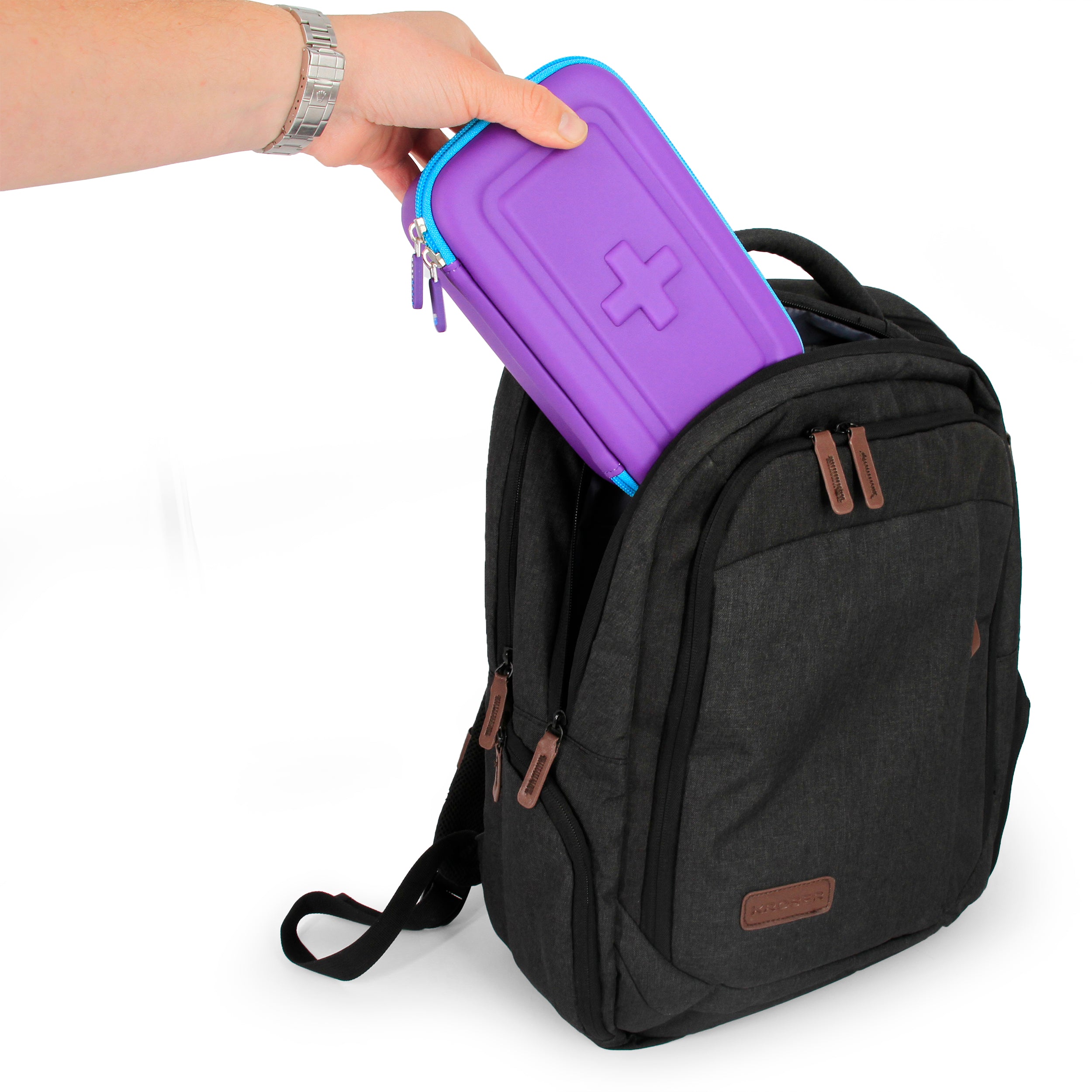 Portable Inhaler Spacer Travel Case - Protective Storage for Asthma Inhaler with Mask & Accessories | Perfect for Travel, Home & Emergency Use