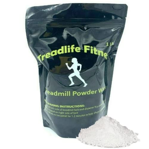 TreadLife Fitness Powder Wax for Treadmill Belts - 1 LB Bulk Bag - Dry Lubricant for Smooth & Quiet Running - Ideal for Home Gyms & Commercial Fitness Equipment