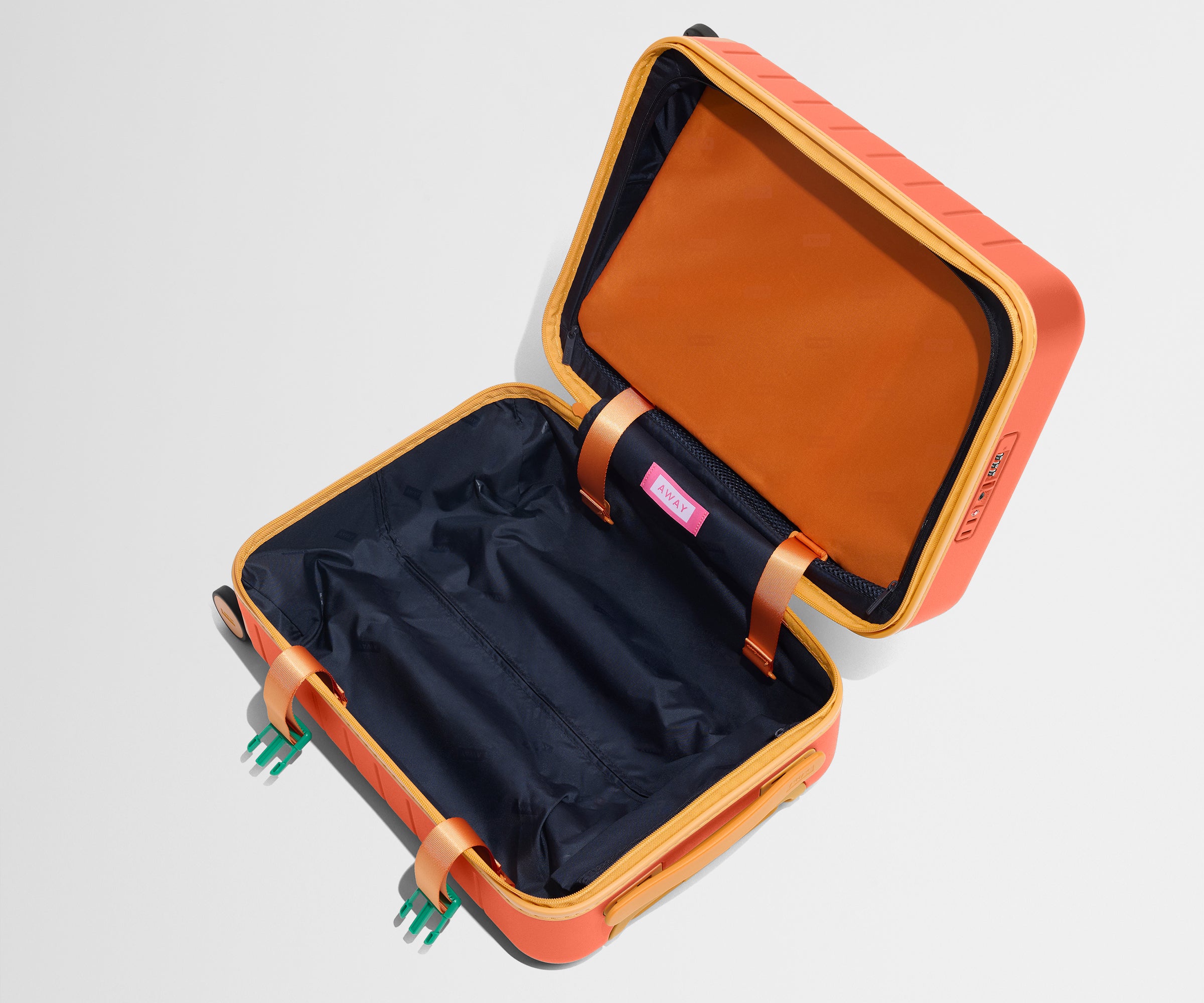 Kids' Poppy Orange Carry-On Luggage - Lightweight & Durable Travel Suitcase for Children - Perfect for Airplane Trips & Family Vacations