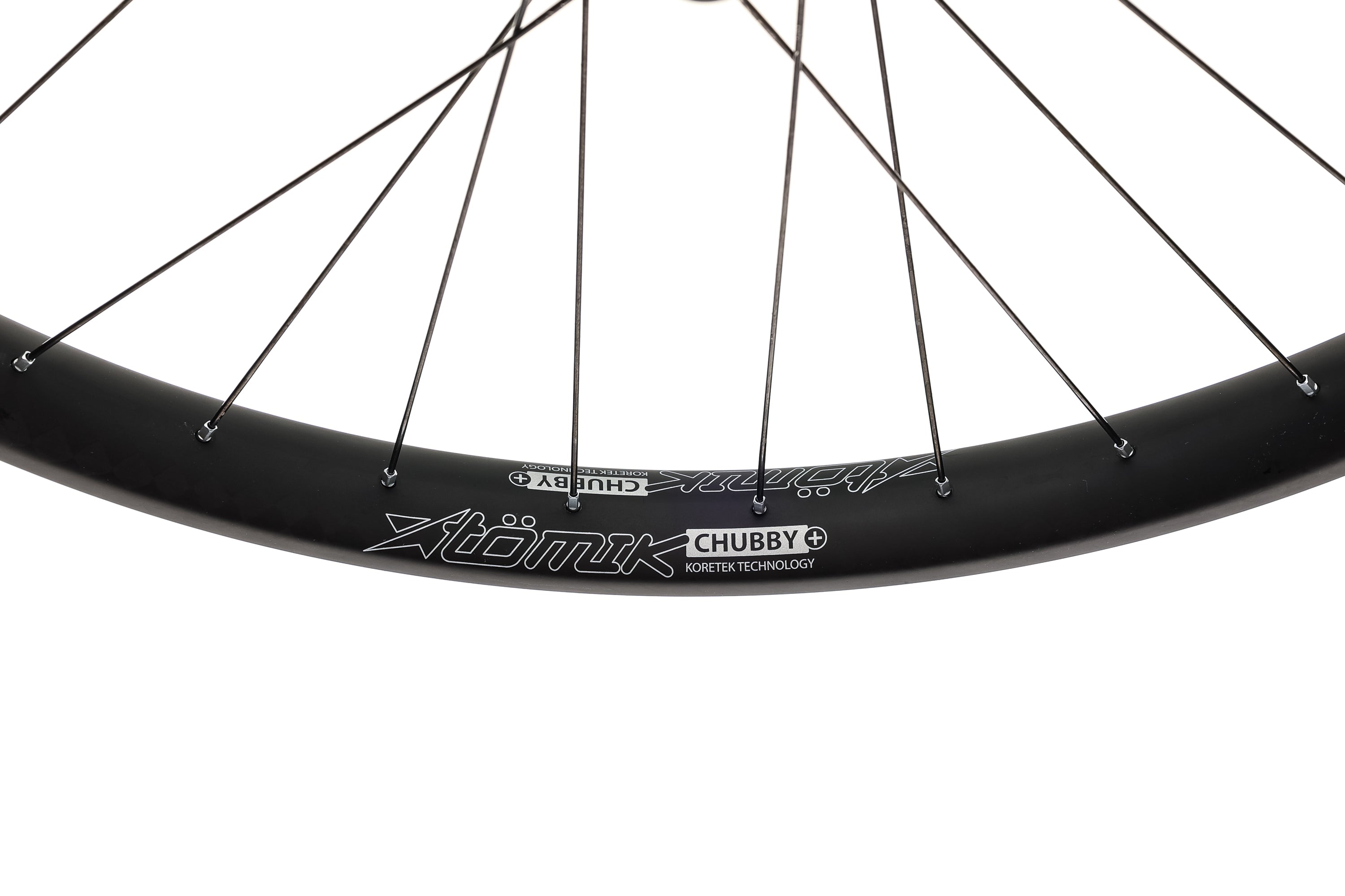 Atomik Chubby 43 Carbon Tubeless 27.5+ Wheelset - Lightweight MTB Wheels for Trail & Enduro Riding - Perfect for Off-Road Biking Adventures