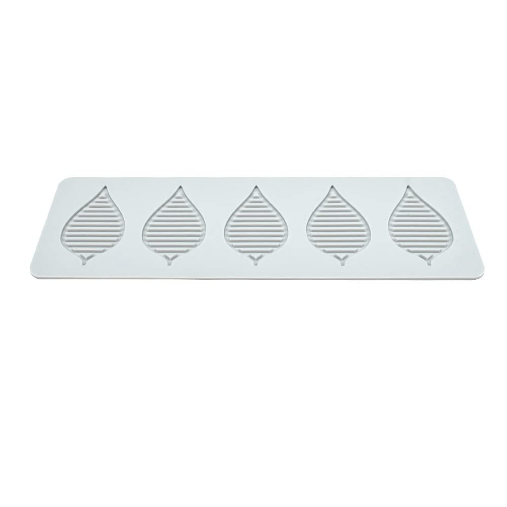3D Hollow Leaf Fondant Lace Mold - Multi Leaves Flower Silicone Cake Decorating Molds for Chocolate, Sugar Candy & Cupcake Baking - 8.08x3.08x0.12 Inch - Perfect for Wedding Cakes, Birthday Parties & DIY Dessert Decorations