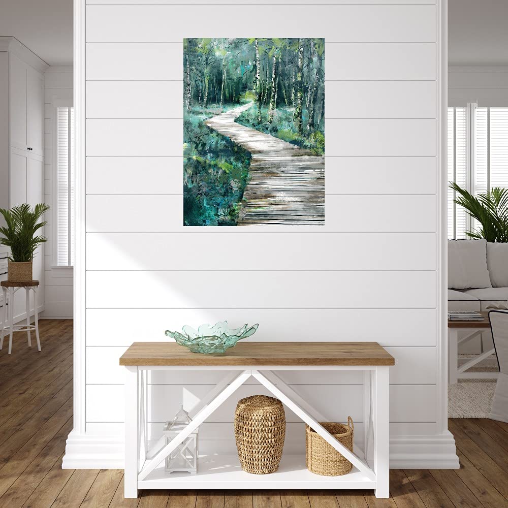 Fine Art Canvas Wall Decor - Le Sentier by Artist Studio Arts - 42x56 Inches - Ready to Hang - Perfect for Living Room, Bedroom, Office & More - Enhance Your Home, Bar or Dining Space with Elegant Canvas Art