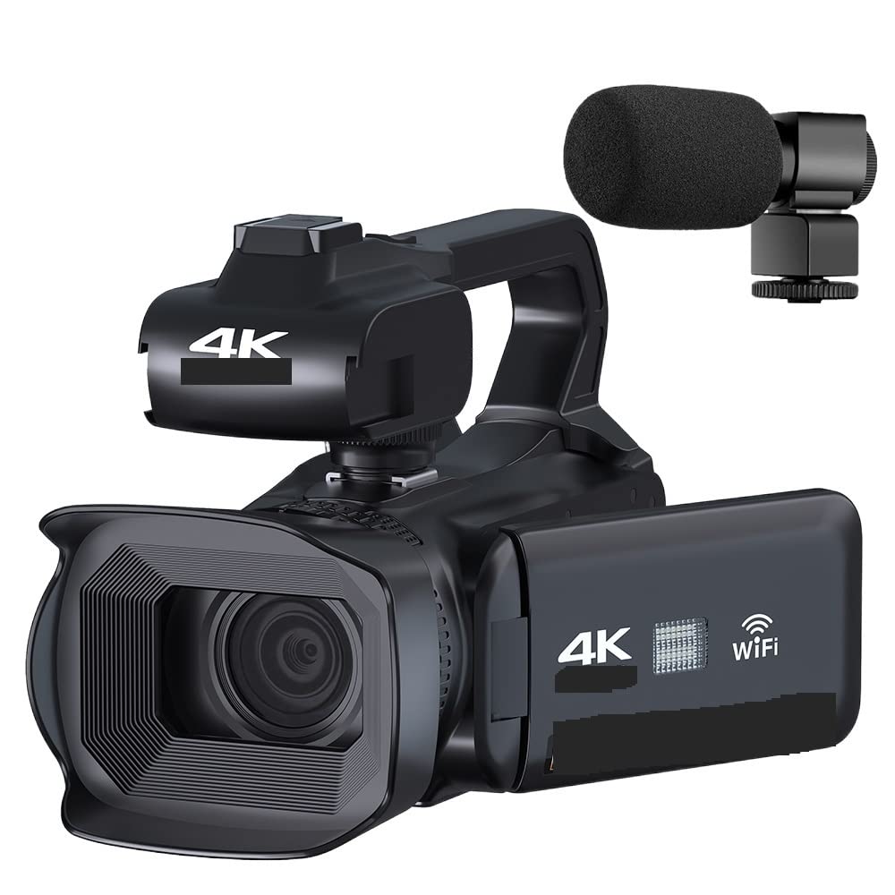AUBEST 4K Ultra HD Video Camera Camcorder with 64MP, 18X Zoom, 4.0