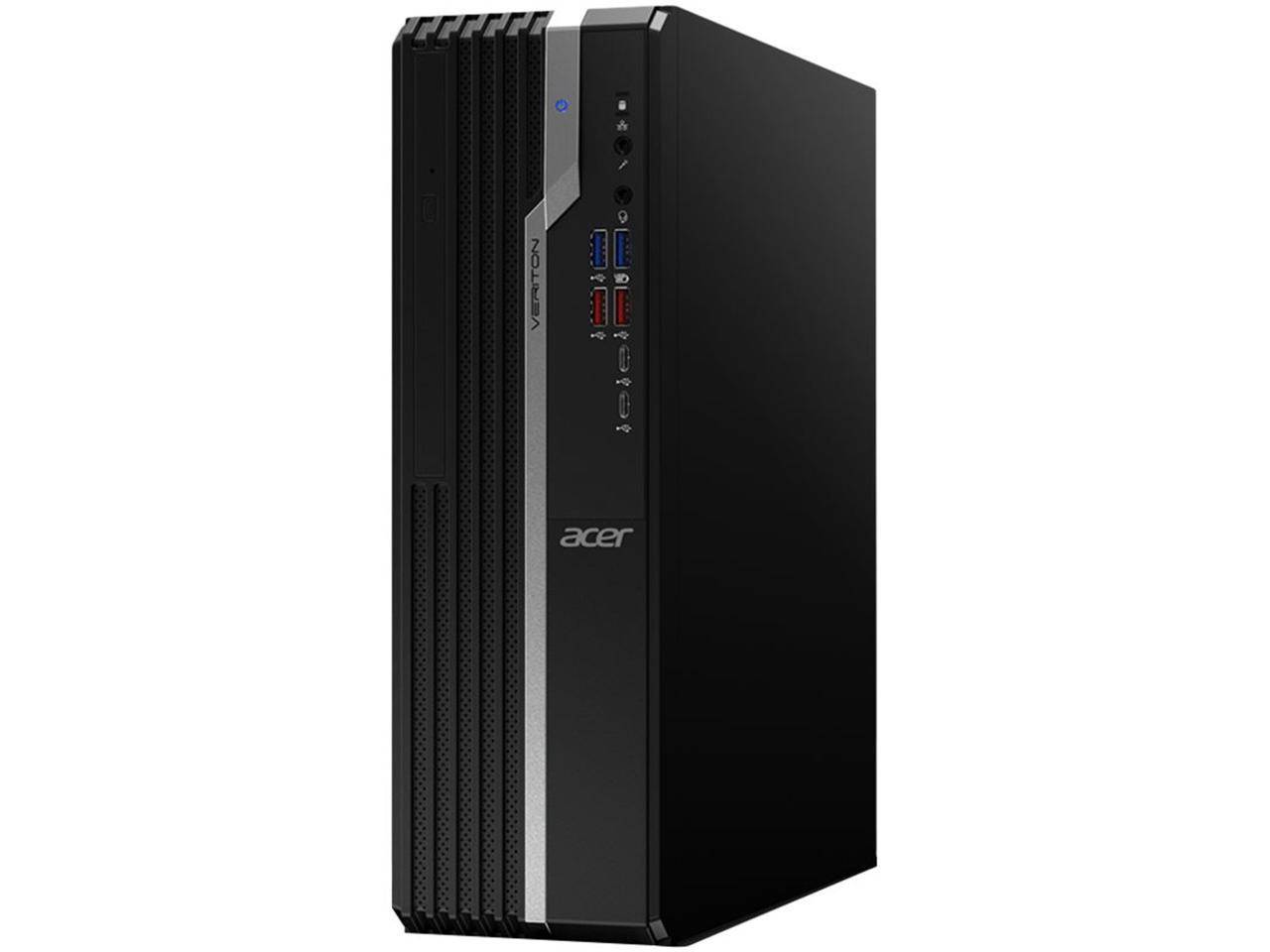 Acer Veriton X4 VX4665G SFF Desktop Computer - Intel Core i5-9400 2.9GHz, 8GB RAM, 1TB HDD, DVD RW, WiFi & Bluetooth 5.0, Windows 10 Pro - Perfect for Home Office, Business & Productivity Work