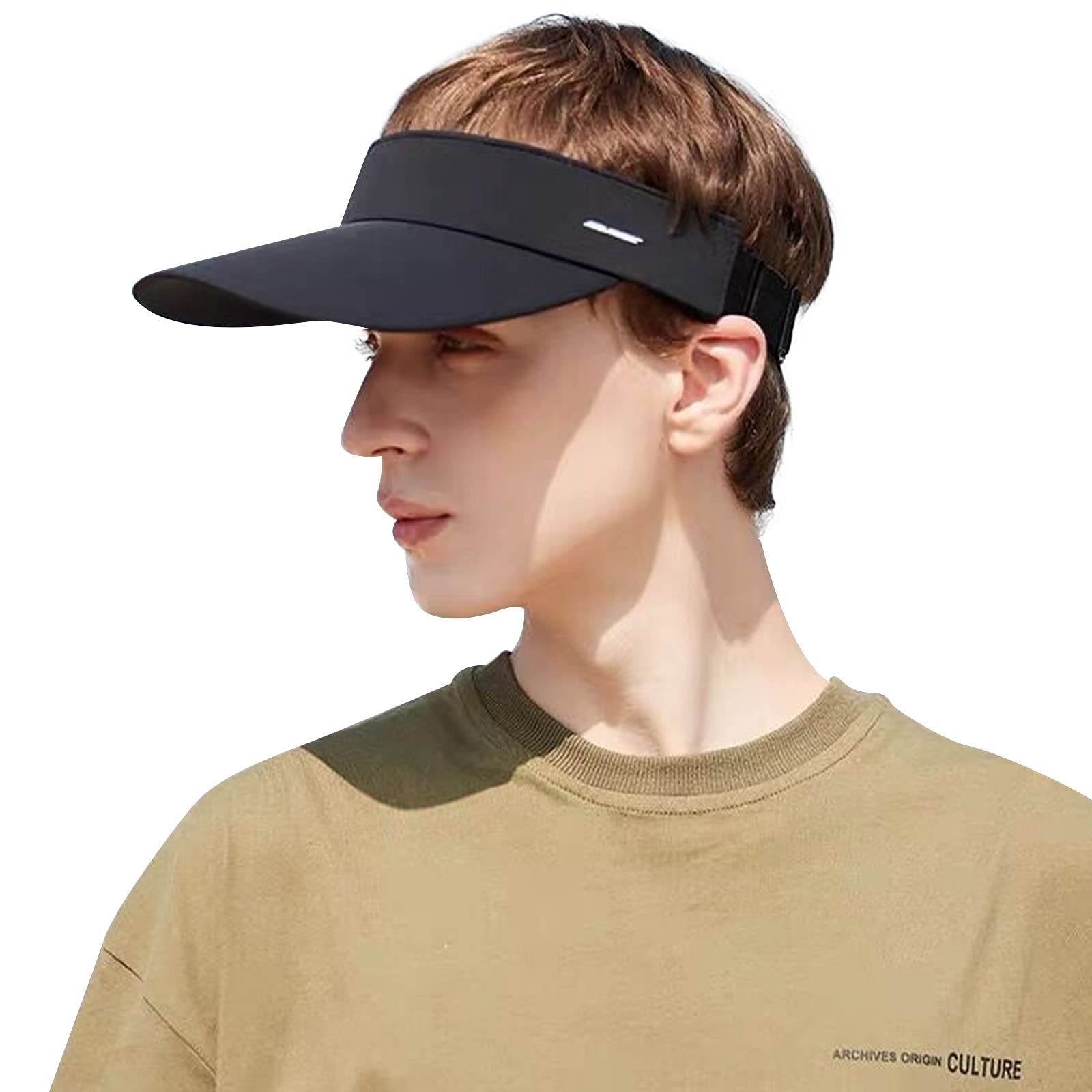 Clape Sun Visor Hats - UV Protection Baseball Cap with Large Brim & Stretchy Band - Lightweight Summer Beach & Golf Hat for Women - Perfect for Outdoor Activities, Travel, and Sports