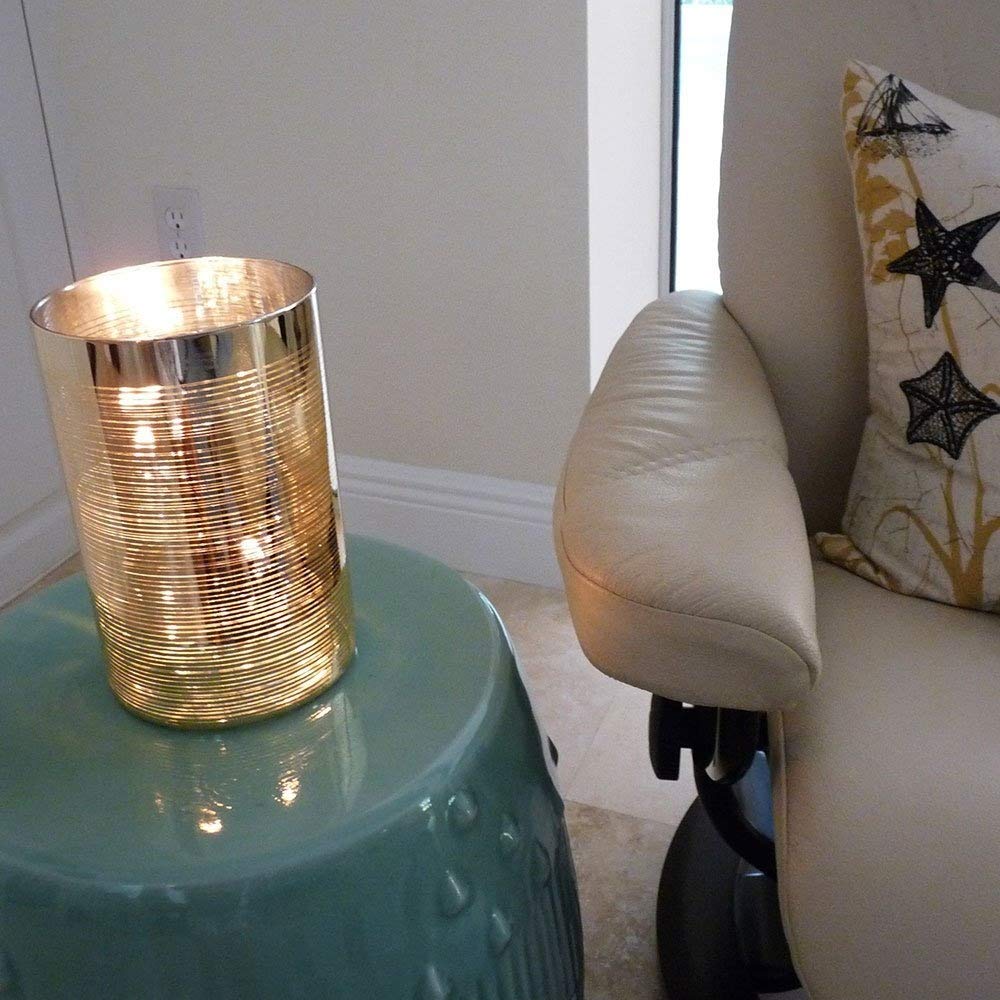 Refillable Glass Liquid Candle - 3oz Votive for Emergency & Decor