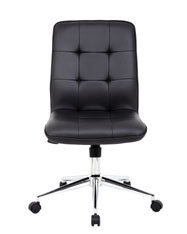 Boss Millennial Modern Home Office Chair - Vinyl Upholstered Ergonomic Desk Chair Models B330, B331, B330PM - Perfect for Remote Work & Gaming Setup