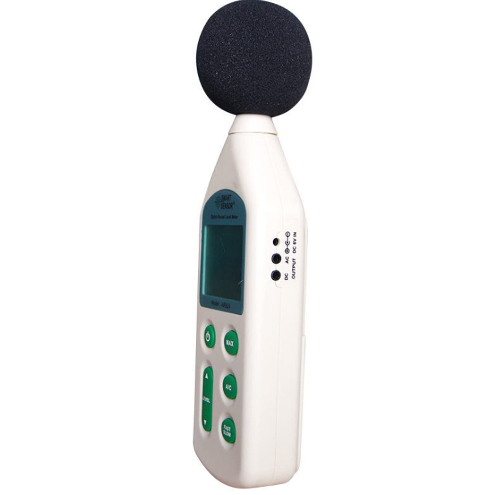 FMONH Digital Sound Level Meter 30-130 dB - Handheld Noise Decibel Measurement Tester with USB Data Logger & Time Function - Perfect for Industrial Safety, Workplace Monitoring & Home Noise Control (Battery Included)