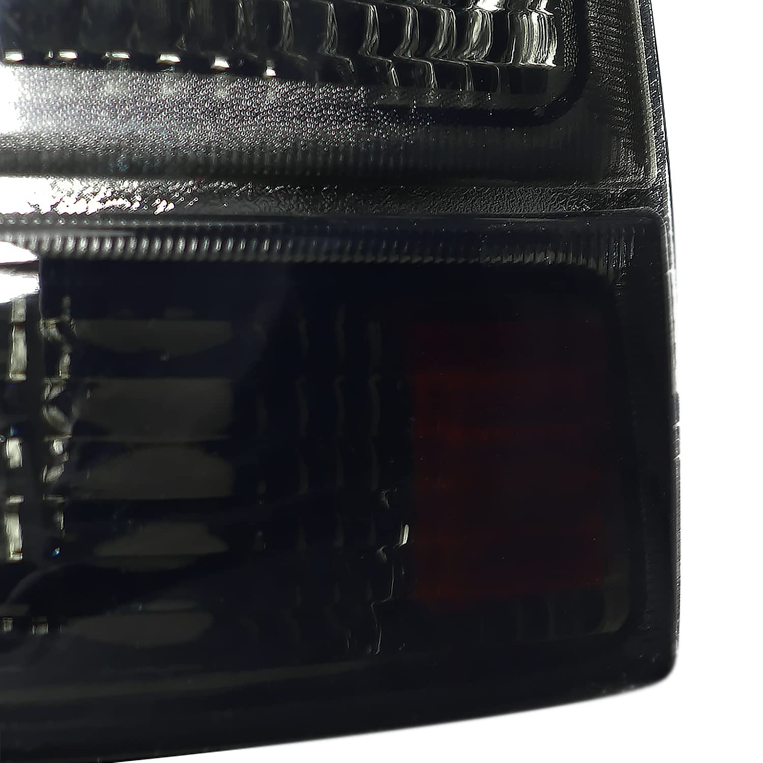 Spec-D Tuning Smoke Halo Ring Projector Headlights + Smoke Corner Lights for 1998-2000 Ford Ranger - Left & Right Pair Headlamp Assembly - Upgrade Your Truck's Style & Night Visibility for Off-Road & Street Driving