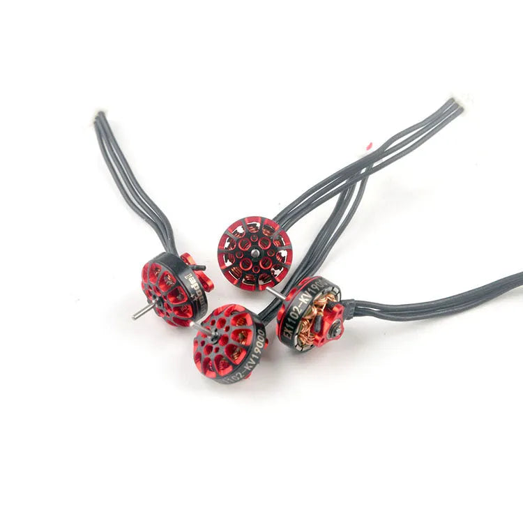 Happymodel EX1102 19000KV 1s Brushless Motor - 4 Pack for FPV Drone Racing and DIY RC Models