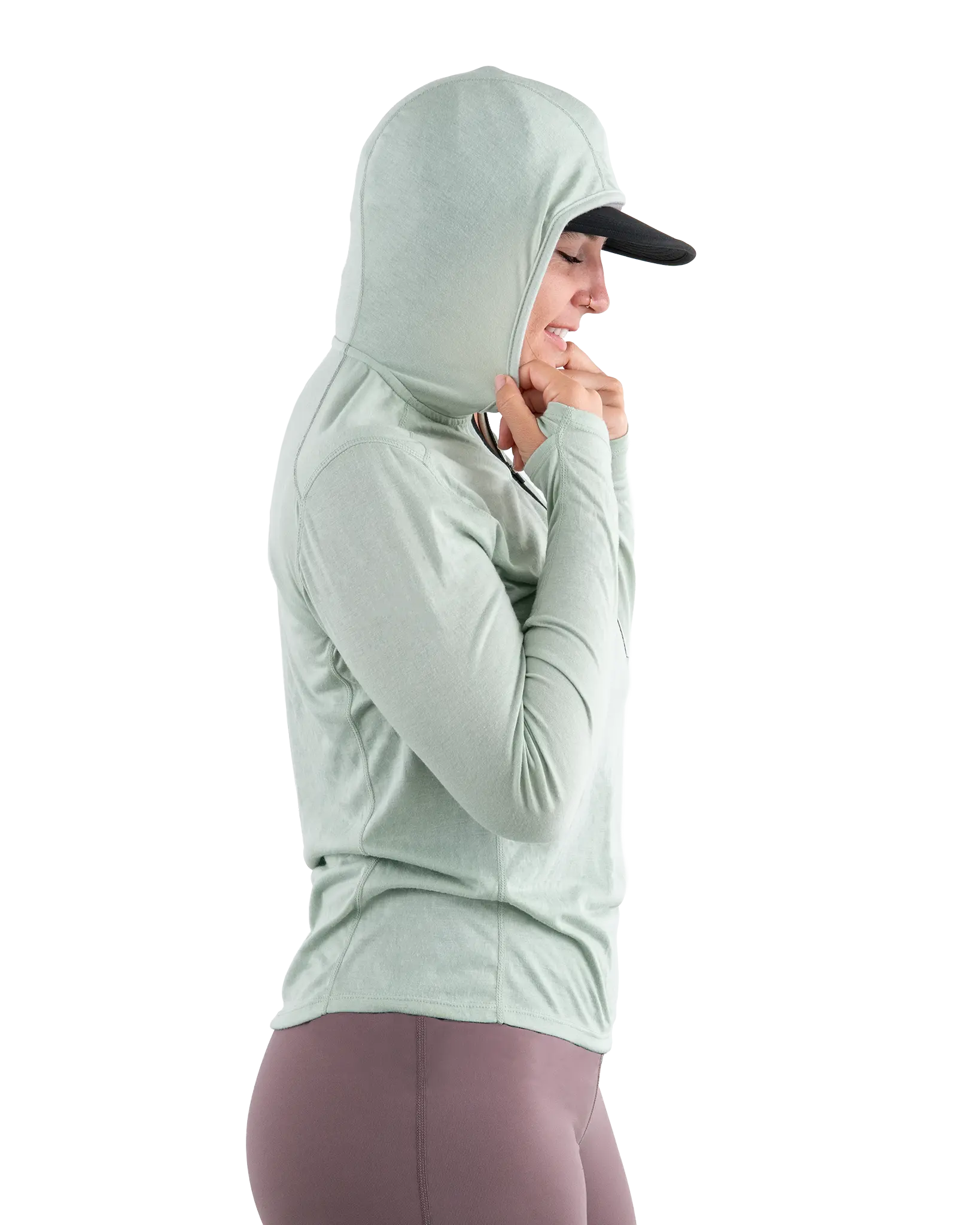 Women's Mirage Merino Sun Hoody - UPF 50+ Lightweight Sun Protection Hoodie for Hiking, Travel & Outdoor Activities
