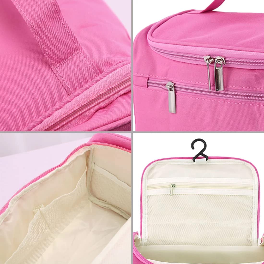 SKOFRI Hanging Toiletry Bag - Large Waterproof Travel Cosmetic Organizer for Men & Women | Portable Shower Bag with Multiple Pockets | Perfect for Camping, Gym & Business Trips