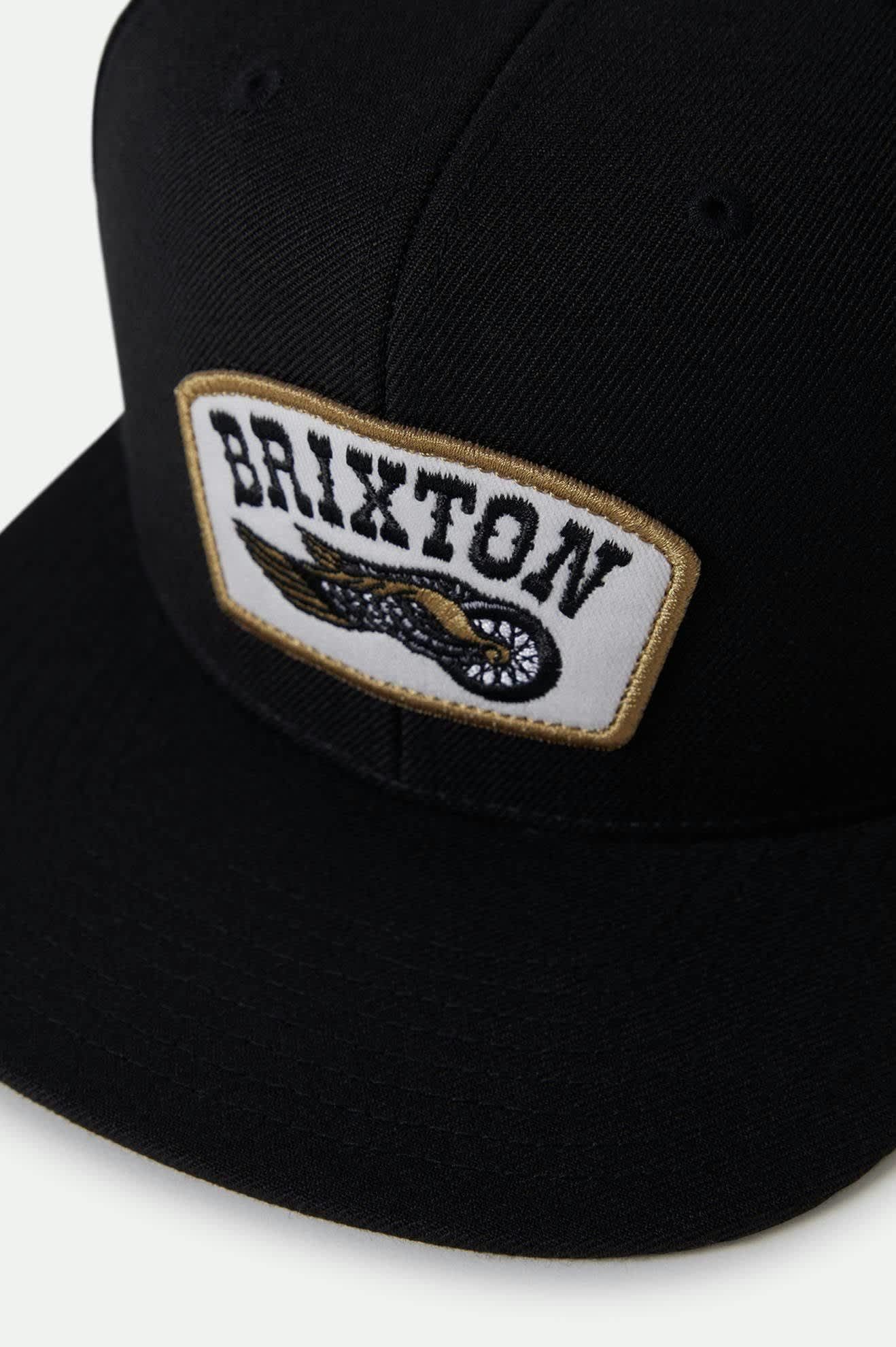 Black Roller Snapback Hat - Adjustable & Stylish for Men & Women - Perfect for Casual Wear, Sports & Outdoor Activities