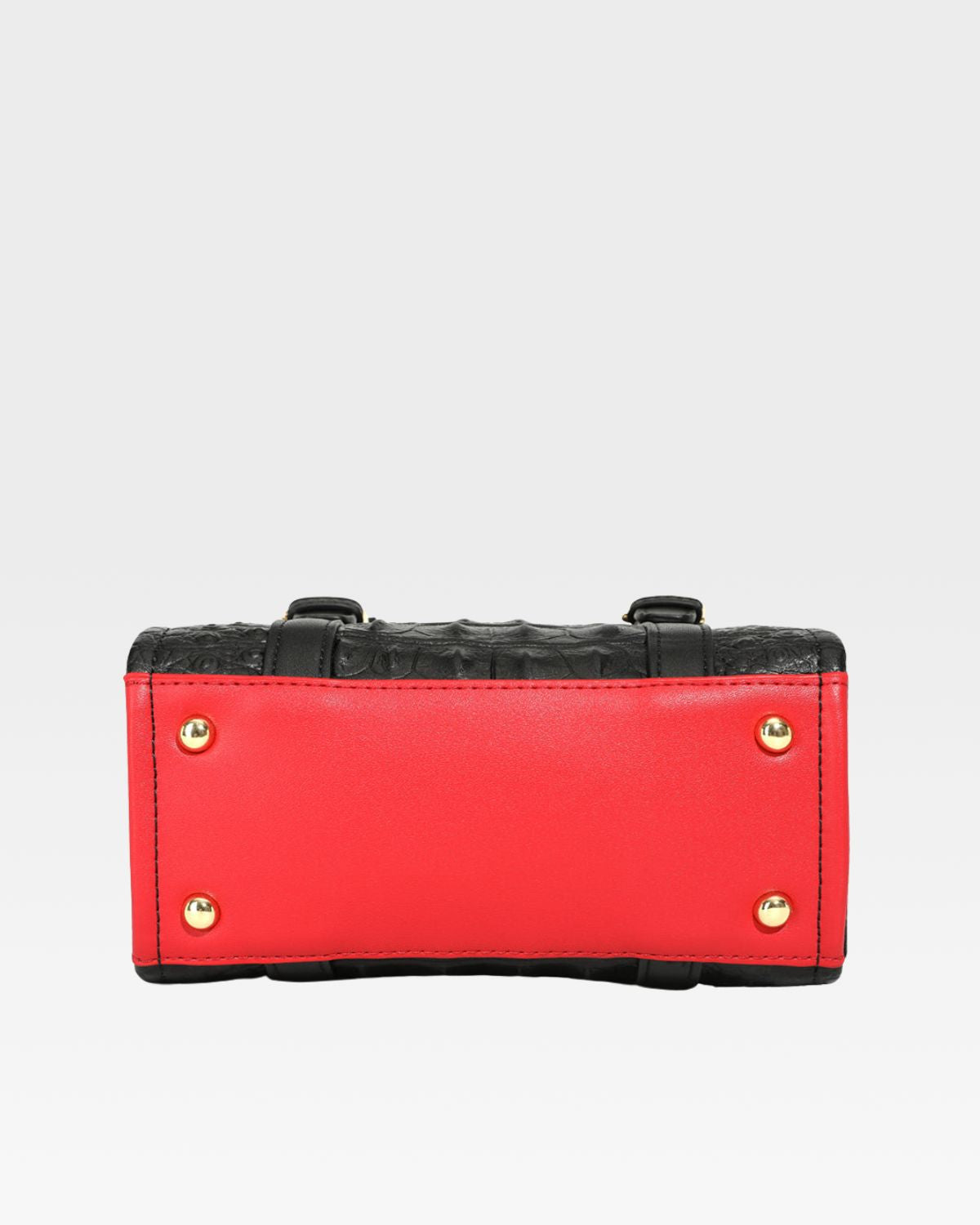Apollo 2 Mini Tote Bag - Stylish Black Handbag with Red Bottom | Perfect for Work, Travel & Everyday Use | Women's Fashion Accessory