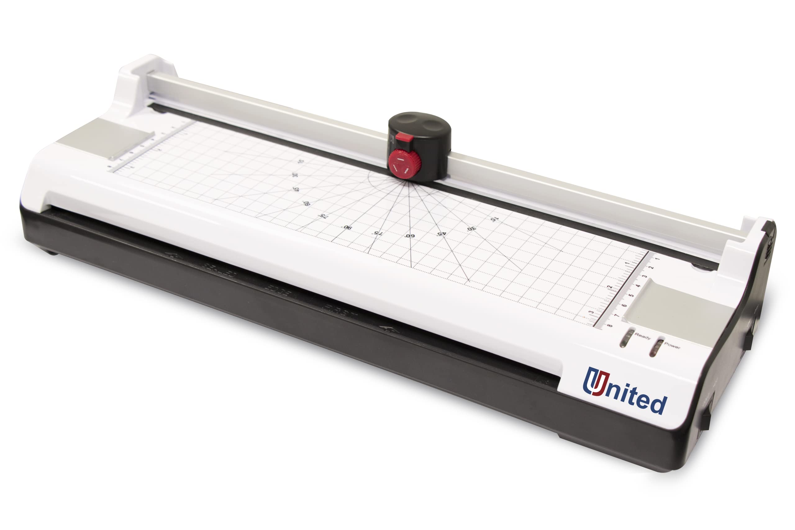 United Office Products LT13 6-in-1 Thermal & Cold Laminator Machine with Paper Trimmer & Corner Rounder - 13 Inch Wide for Home, Office, School - Perfect for DIY Projects, Photo Preservation, Classroom Materials & Document Protection