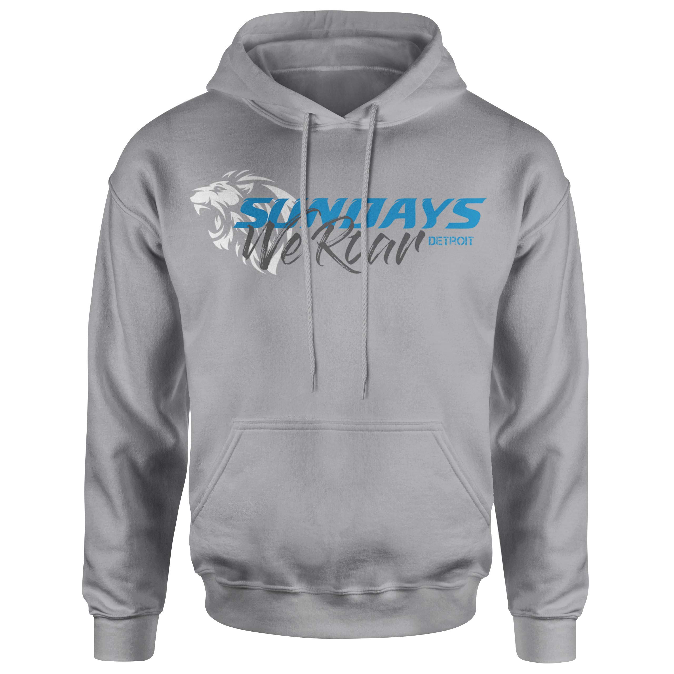 Detroit Lions Hoodie - Unisex Classic Graphic Sweatshirt for Sports Fans | Christmas & Birthday Gifts for Men & Women | Perfect for Game Day, Tailgating & Casual Wear