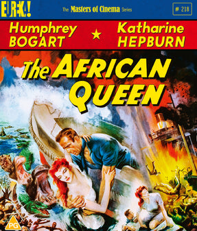 African Queen Blu-ray DVD - Classic Adventure Movie with Humphrey Bogart & Katharine Hepburn - Perfect for Movie Nights & Collector's Editions