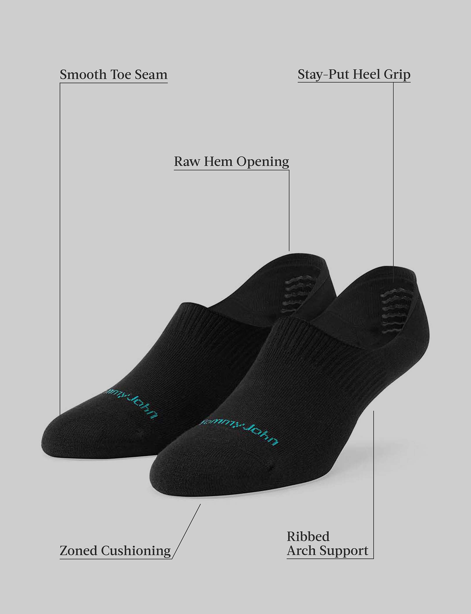 Low Cut Liner Socks (3 Pack) - Breathable No-Show Socks for Running, Hiking & Casual Wear - Moisture Wicking & Odor Control for All-Day Comfort