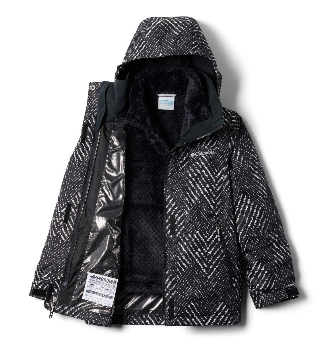 Columbia Girls' Bugaboo II Fleece Interchangeable Jacket - Warm Winter Outerwear for Outdoor Activities & School