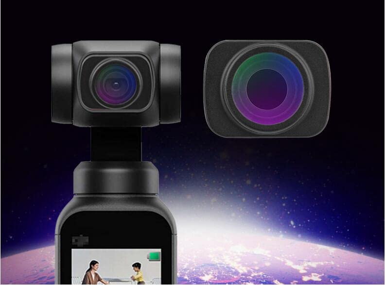 Wide-Angle Magnetic Lens for DJI Pocket 2 & OSMO Pocket - 4K HD Vlogging Accessory for Travel, Action Shots & Content Creation
