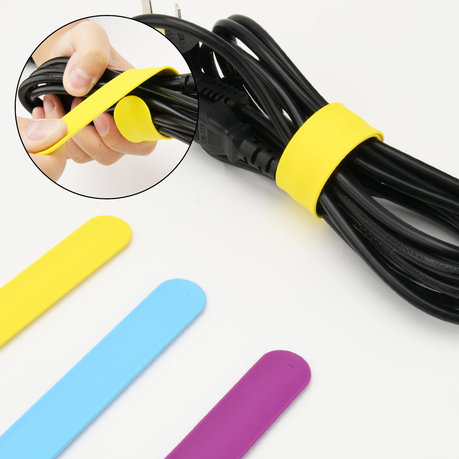 Homakover 12 Pcs Silicone Wrapping Paper Roll Holder Clips - Non-Slip Gift Wrapping Clamps for Christmas, Wedding, Graduation Presents - Perfect for DIY Crafts, Party Decorations & Holiday Gift Wrapping