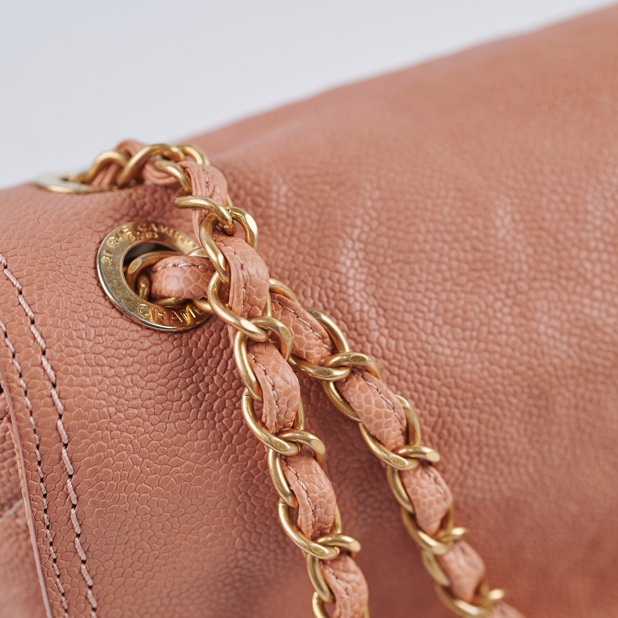 Chanel Seasonal Quilted Caviar 2.55 Reissue Single Flap Bag in Terracotta - Luxury Designer Handbag for Women, Perfect for Evening Events & Special Occasions