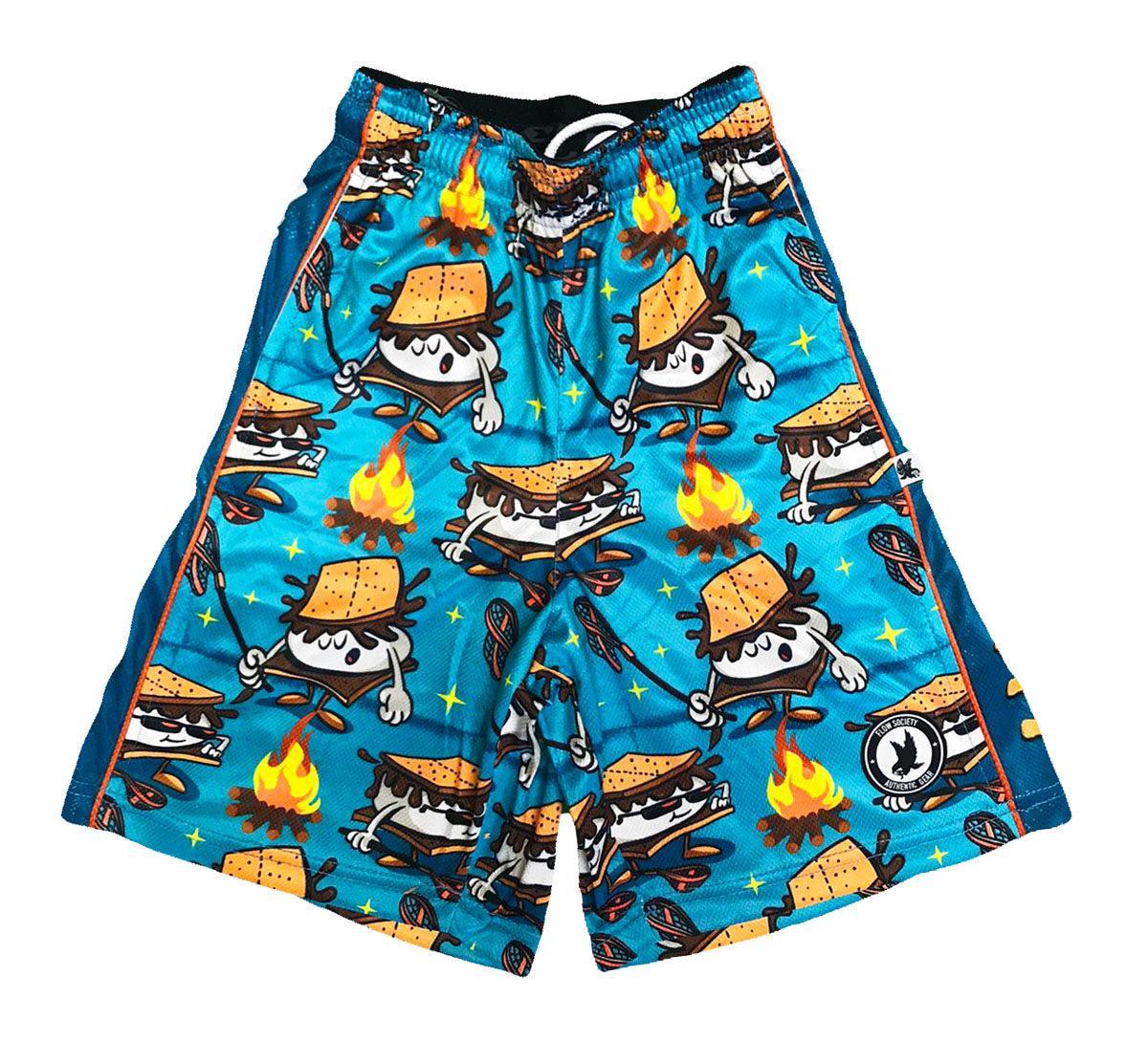 Mens S'Mores Society Attack Short - Comfortable & Stylish Men's Shorts for Outdoor Adventures, Hiking, and Casual Wear