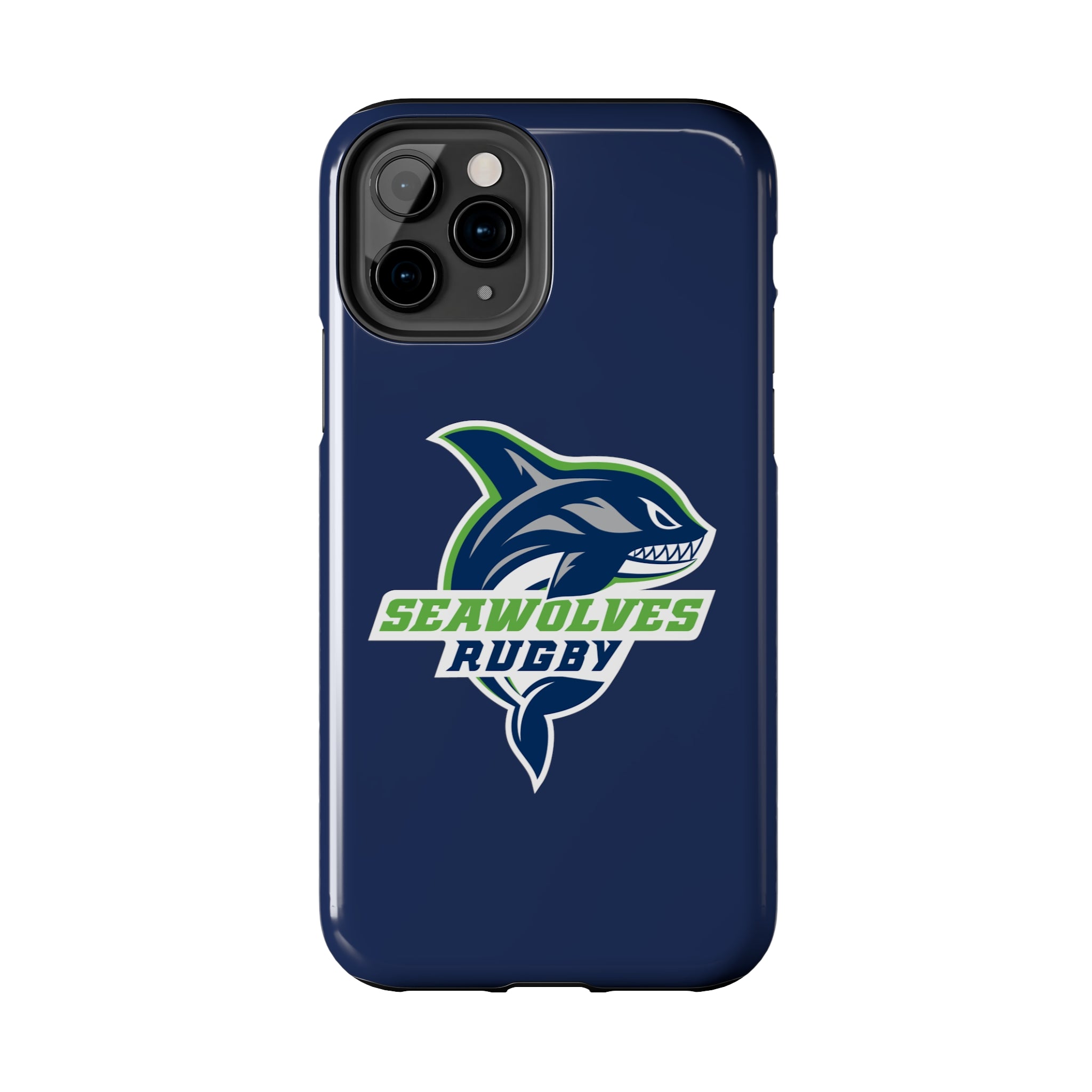 Seawolves Navy Rugged Phone Case - Shockproof & Durable Protection for iPhone & Samsung - Perfect for Outdoor Adventures, Work & Daily Use