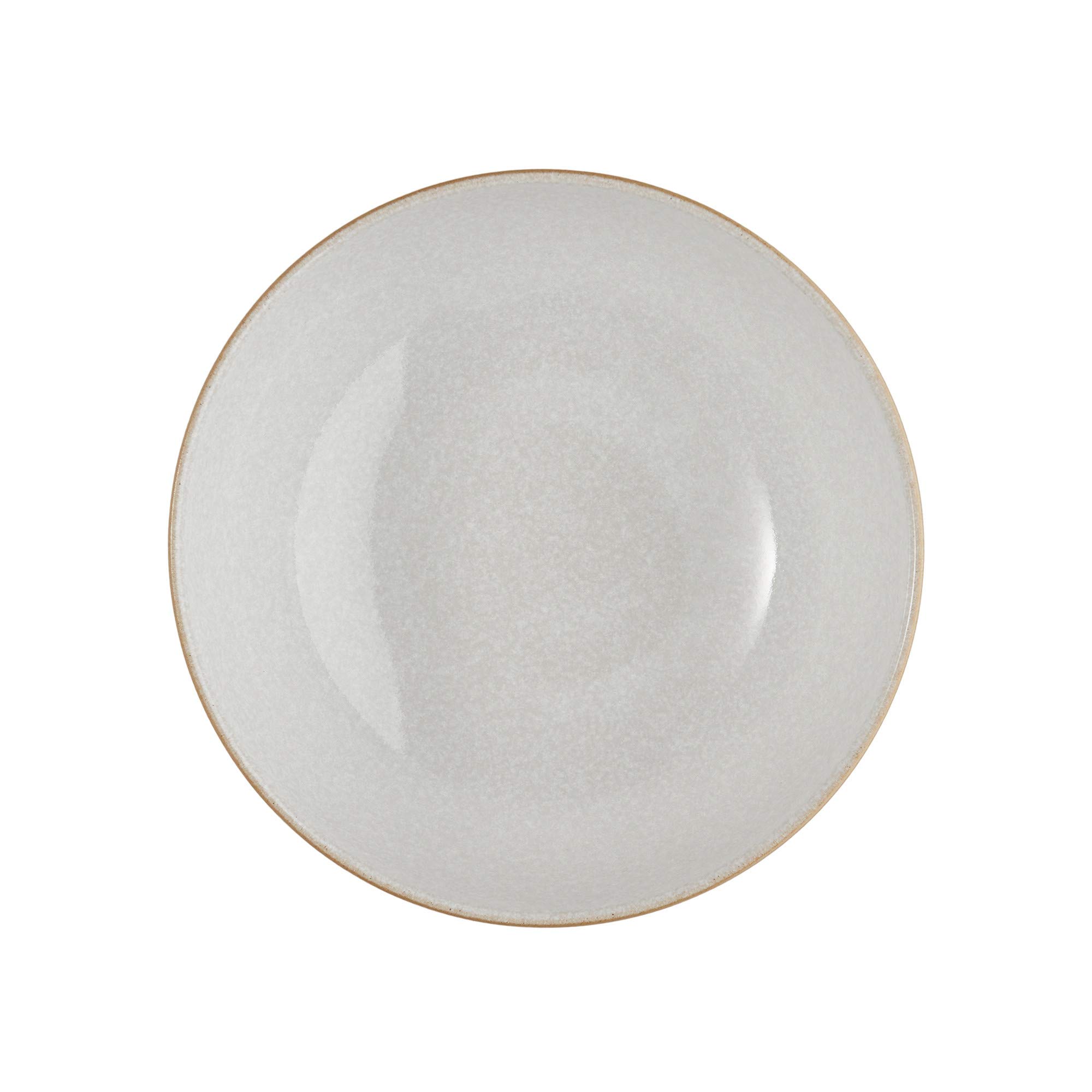 Denby Elements Light Grey Cereal Bowls Set of 4 - 17cm (820ml) Microwave & Dishwasher Safe Stoneware - Crack Resistant Ceramic Tableware for Breakfast, Soup, Salad - Perfect for Home, Restaurant & Daily Use